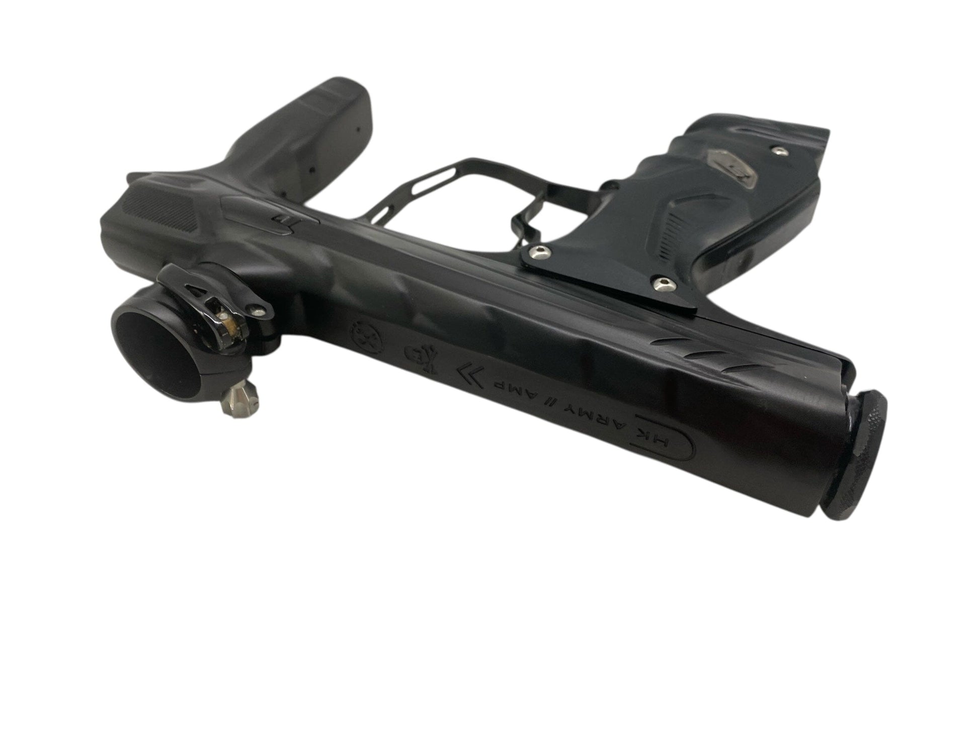 Used Sp Hk Army Shocker Amp Paintball Gun Black Paintball Gun from CPXBrosPaintball Buy/Sell/Trade Paintball Markers, New Paintball Guns, Paintball Hoppers, Paintball Masks, and Hormesis Headbands