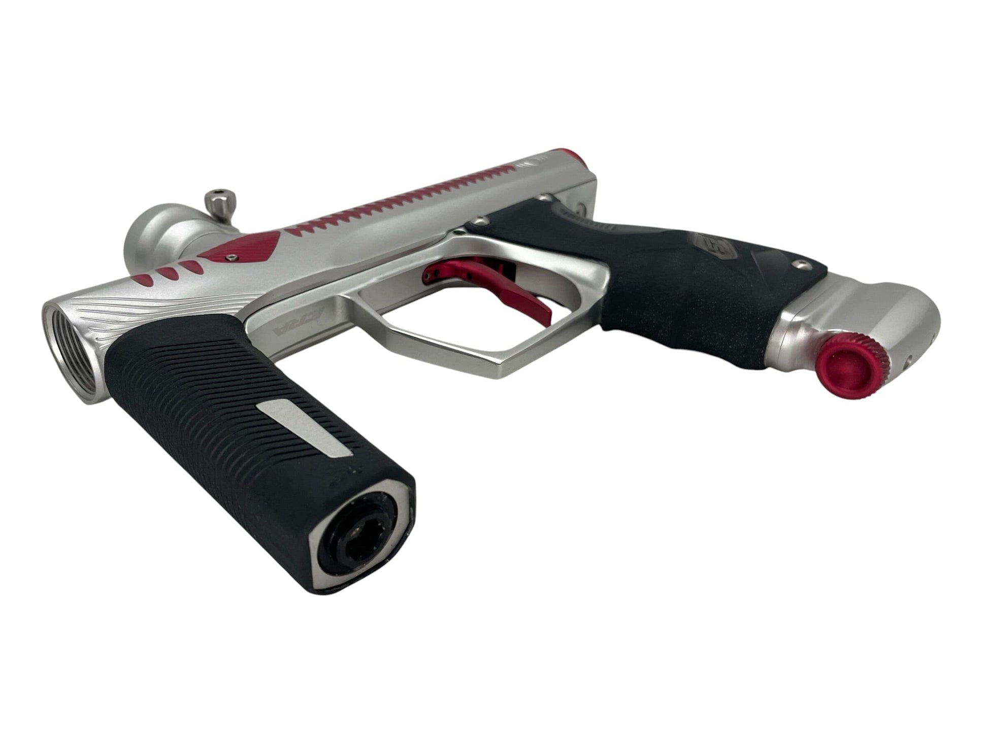 Used SP Method Shocker Era Silver/Red Paintball Gun Paintball Gun from CPXBrosPaintball Buy/Sell/Trade Paintball Markers, New Paintball Guns, Paintball Hoppers, Paintball Masks, and Hormesis Headbands