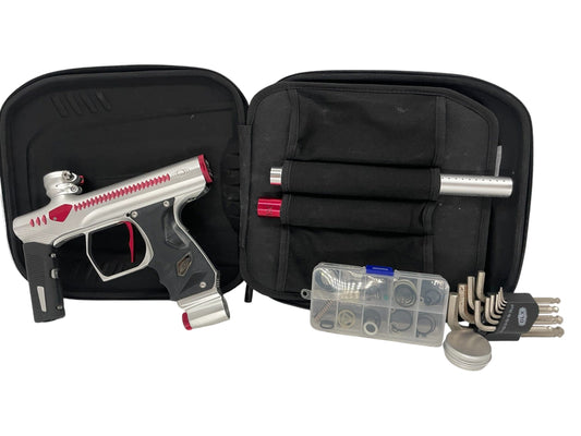 Used SP Method Shocker Era Silver/Red Paintball Gun Paintball Gun from CPXBrosPaintball Buy/Sell/Trade Paintball Markers, New Paintball Guns, Paintball Hoppers, Paintball Masks, and Hormesis Headbands