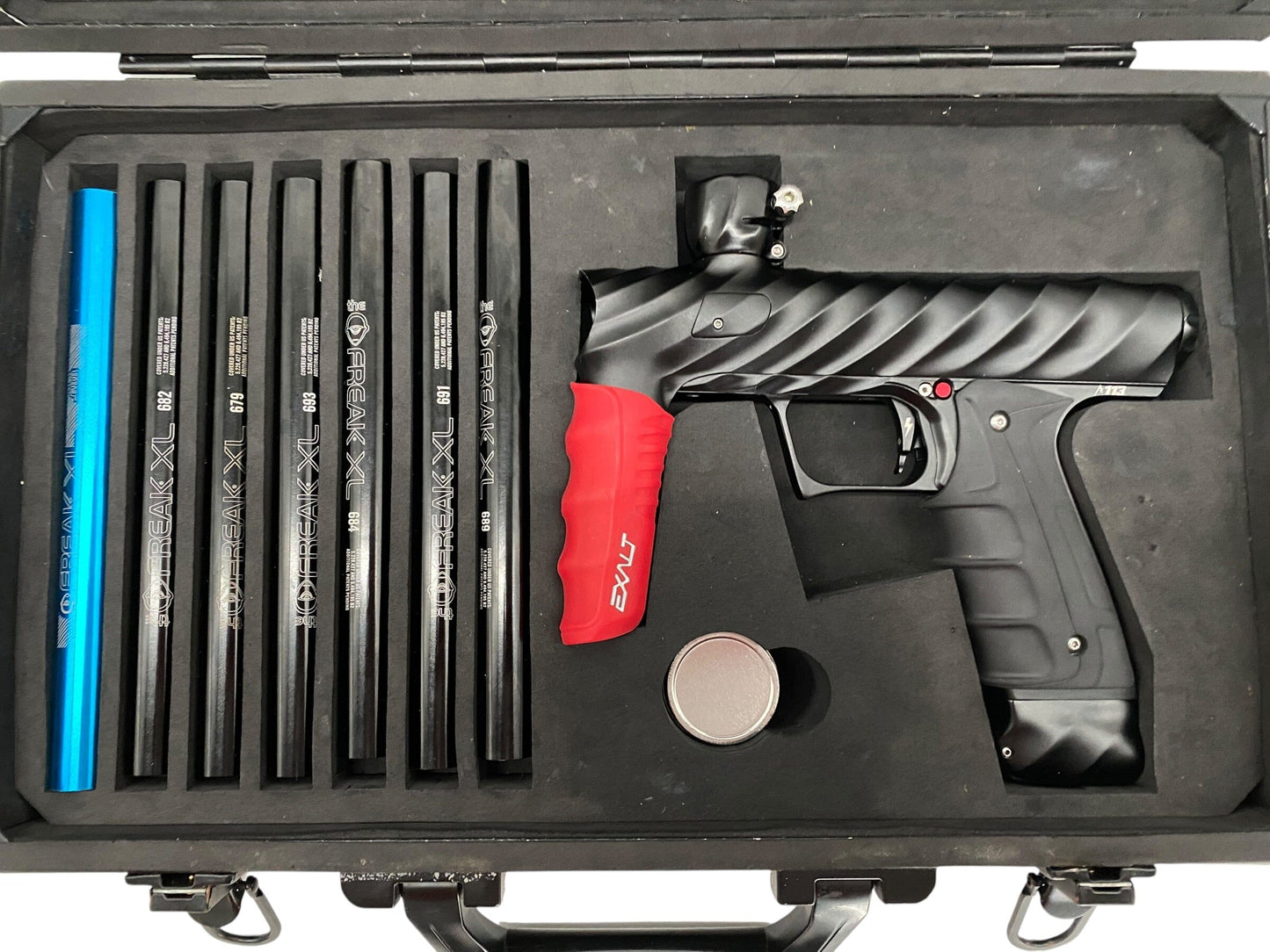 Used Sp Shocker ADRENALINE Xls Cvo Paintball Gun Black Paintball Gun from CPXBrosPaintball Buy/Sell/Trade Paintball Markers, New Paintball Guns, Paintball Hoppers, Paintball Masks, and Hormesis Headbands