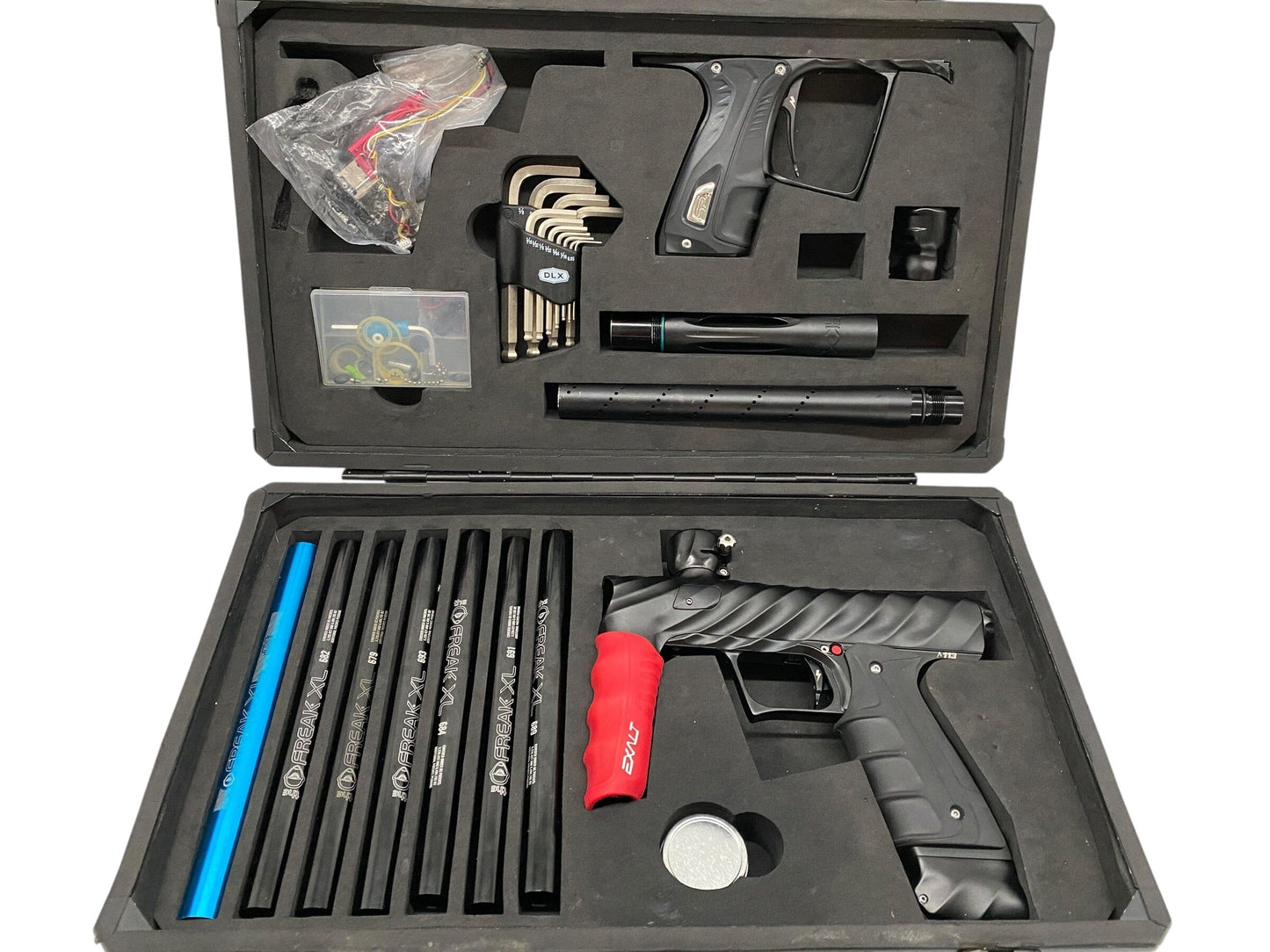 Used Sp Shocker ADRENALINE Xls Cvo Paintball Gun Black Paintball Gun from CPXBrosPaintball Buy/Sell/Trade Paintball Markers, New Paintball Guns, Paintball Hoppers, Paintball Masks, and Hormesis Headbands