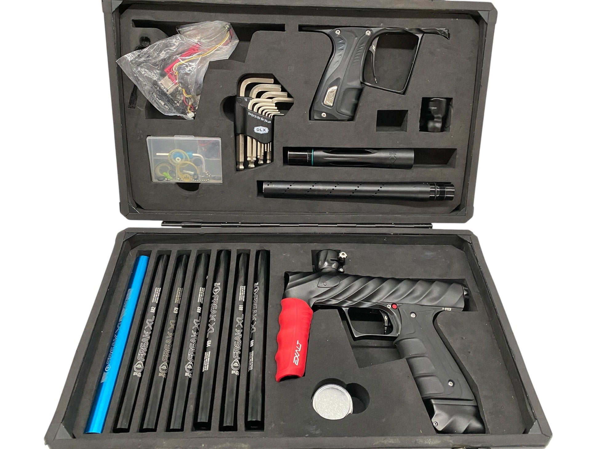Used Sp Shocker ADRENALINE Xls Cvo Paintball Gun Black Paintball Gun from CPXBrosPaintball Buy/Sell/Trade Paintball Markers, New Paintball Guns, Paintball Hoppers, Paintball Masks, and Hormesis Headbands
