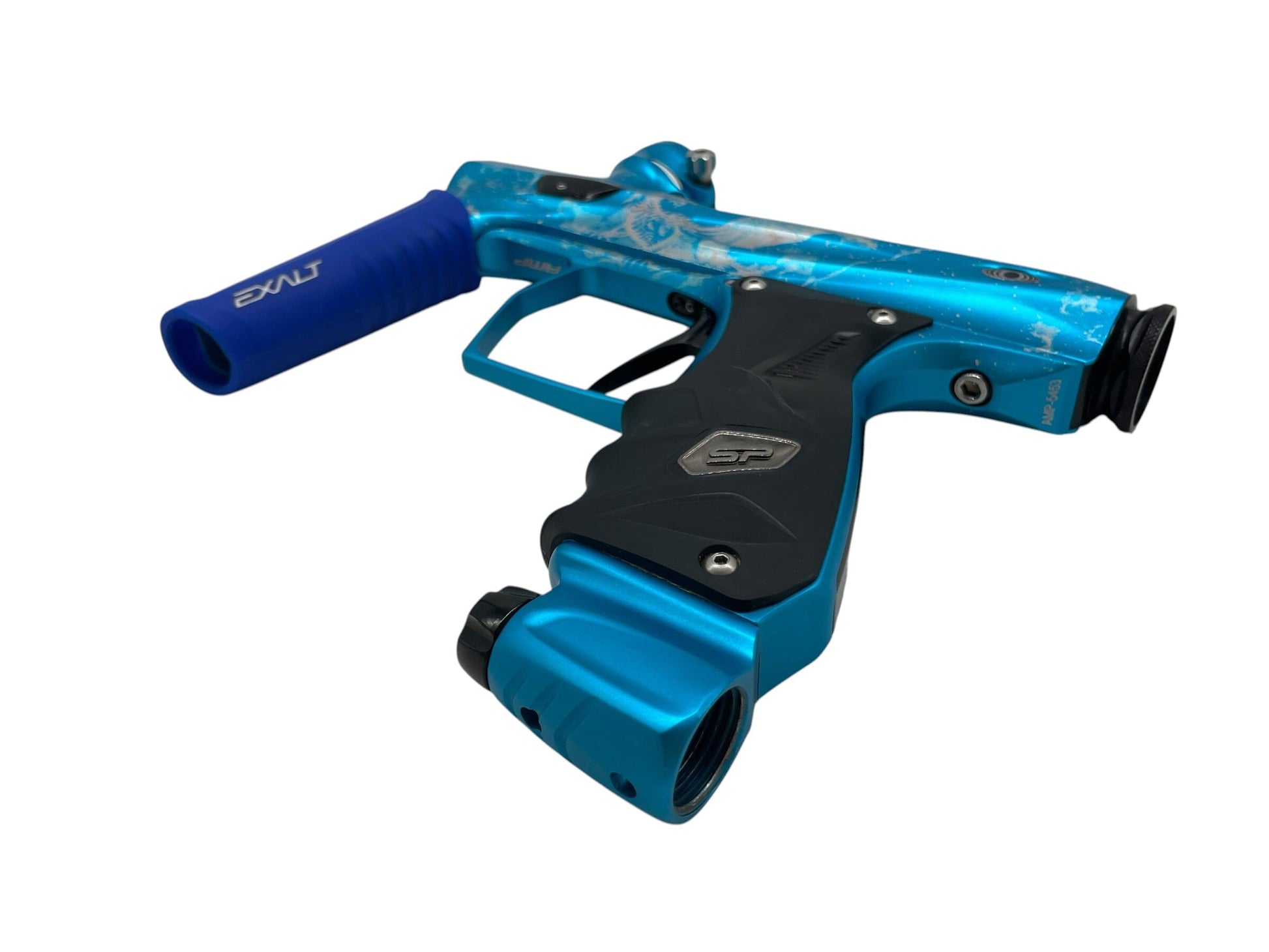 Used SP Shocker Amp Blue/Black Paintball Gun Paintball Gun from CPXBrosPaintball Buy/Sell/Trade Paintball Markers, New Paintball Guns, Paintball Hoppers, Paintball Masks, and Hormesis Headbands