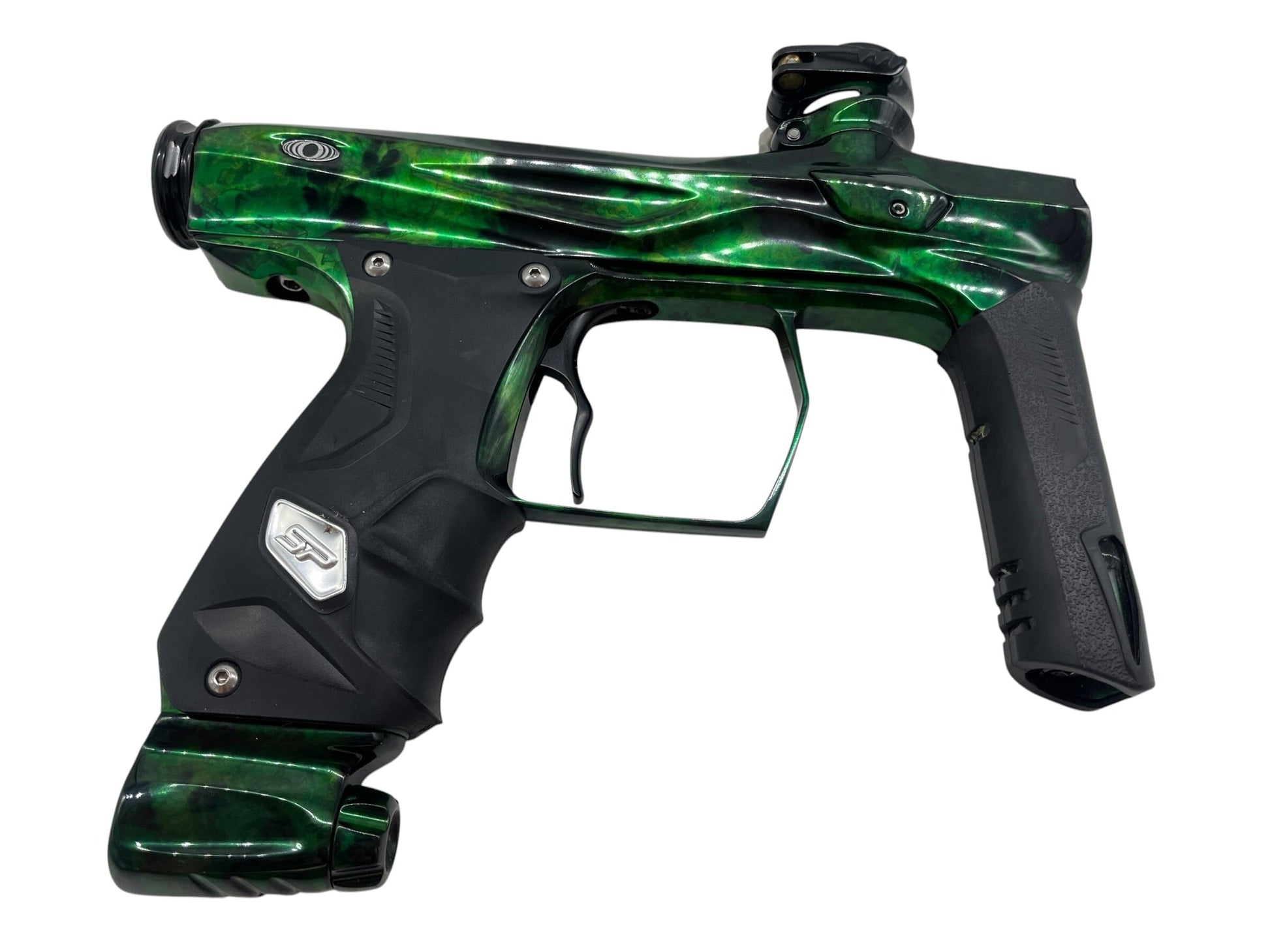 Used SP Shocker AMP Green Acid Wash Paintball Gun Paintball Gun from CPXBrosPaintball Buy/Sell/Trade Paintball Markers, New Paintball Guns, Paintball Hoppers, Paintball Masks, and Hormesis Headbands