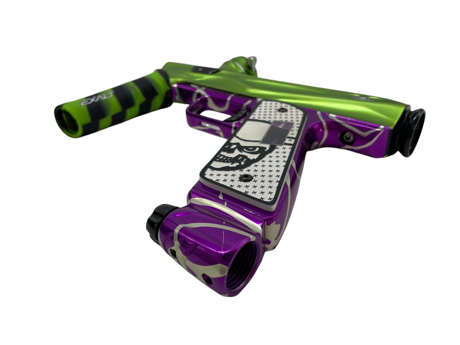 Used SP Shocker Amp Mech Green/Purple Paintball Gun Paintball Gun from CPXBrosPaintball Buy/Sell/Trade Paintball Markers, New Paintball Guns, Paintball Hoppers, Paintball Masks, and Hormesis Headbands