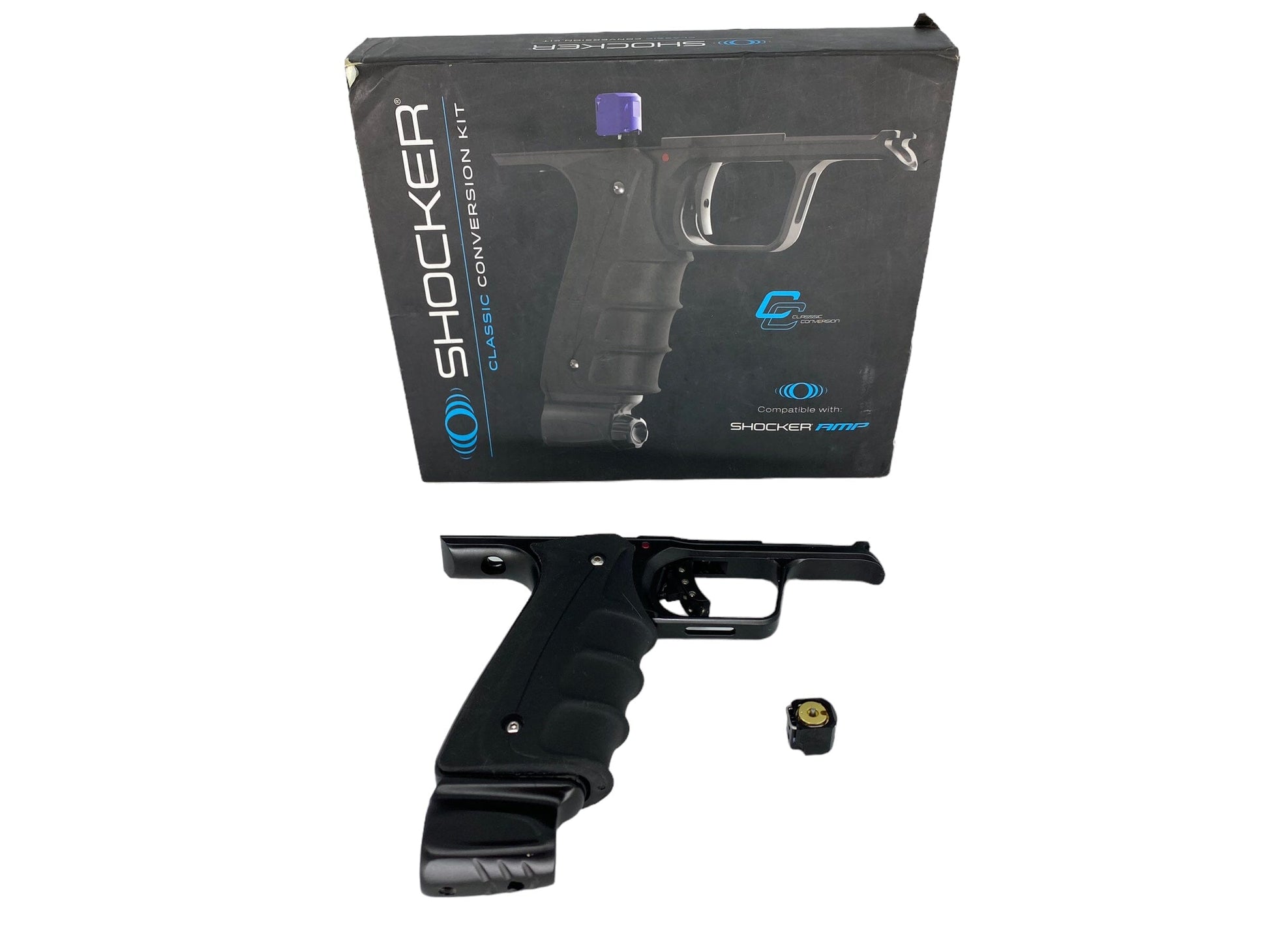 Used SP Shocker AMP Mechanical Conversion Kit Mech Kit Paintball Gun from CPXBrosPaintball Buy/Sell/Trade Paintball Markers, New Paintball Guns, Paintball Hoppers, Paintball Masks, and Hormesis Headbands