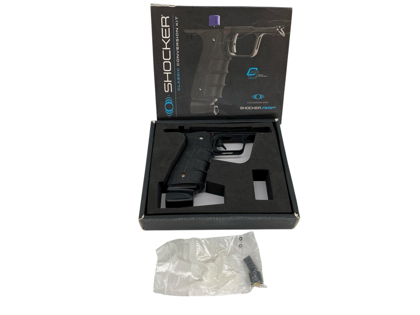 Used SP Shocker AMP Mechanical Conversion Kit Mech Kit Paintball Gun from CPXBrosPaintball Buy/Sell/Trade Paintball Markers, New Paintball Guns, Paintball Hoppers, Paintball Masks, and Hormesis Headbands