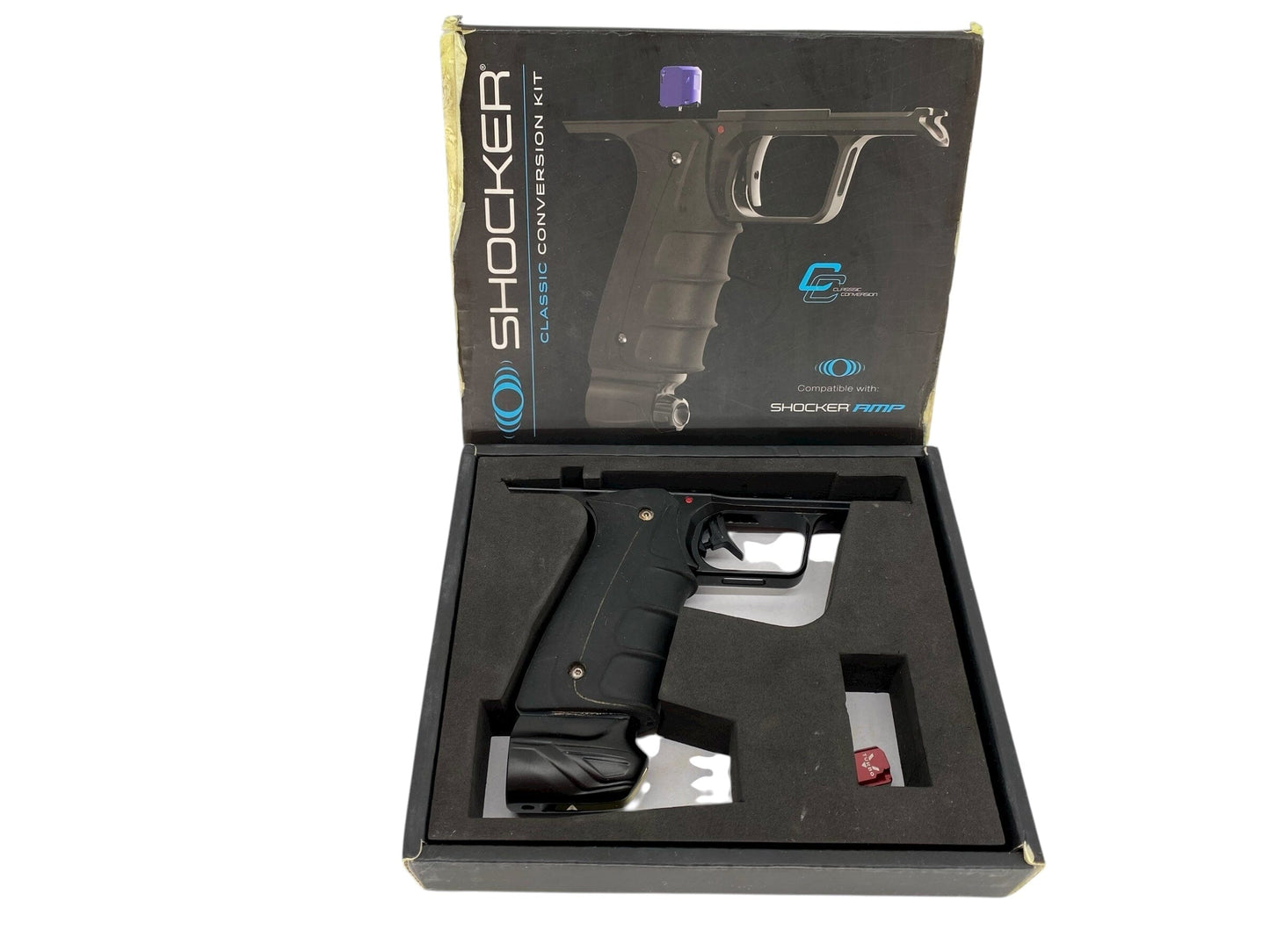 Used SP Shocker AMP Mechanical Conversion Kit Mech Kit Paintball Gun from CPXBrosPaintball Buy/Sell/Trade Paintball Markers, New Paintball Guns, Paintball Hoppers, Paintball Masks, and Hormesis Headbands