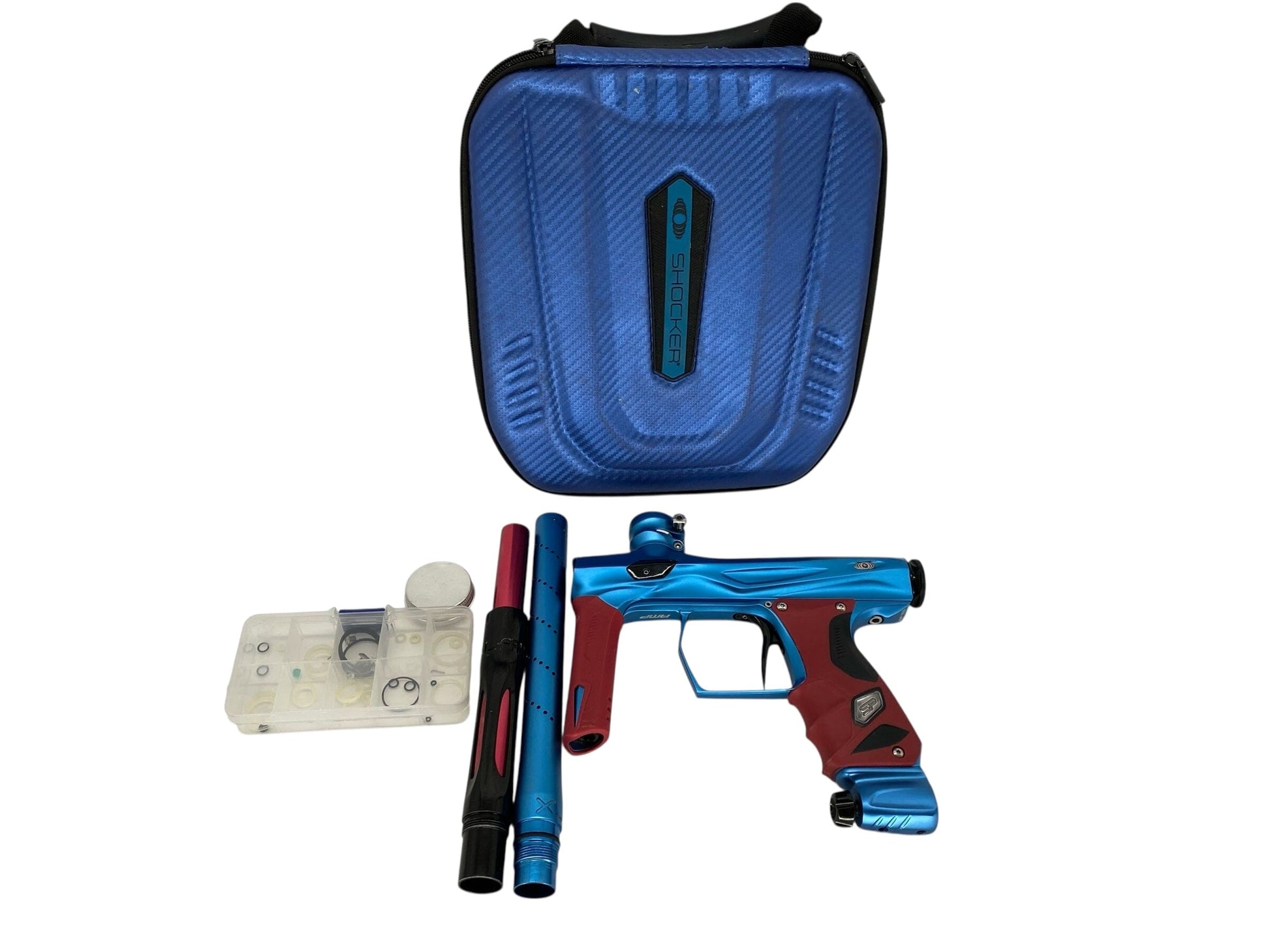 Used Sp Shocker Amp Paintball Gun Blue/Black Paintball Gun from CPXBrosPaintball Buy/Sell/Trade Paintball Markers, New Paintball Guns, Paintball Hoppers, Paintball Masks, and Hormesis Headbands