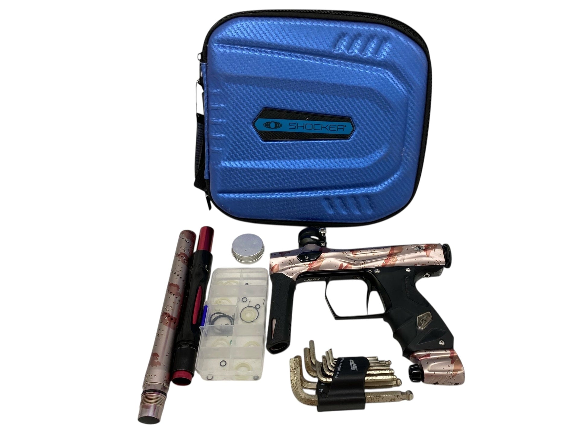 Used Sp Shocker Amp Paintball Gun Cookie Dough Paintball Gun from CPXBrosPaintball Buy/Sell/Trade Paintball Markers, New Paintball Guns, Paintball Hoppers, Paintball Masks, and Hormesis Headbands
