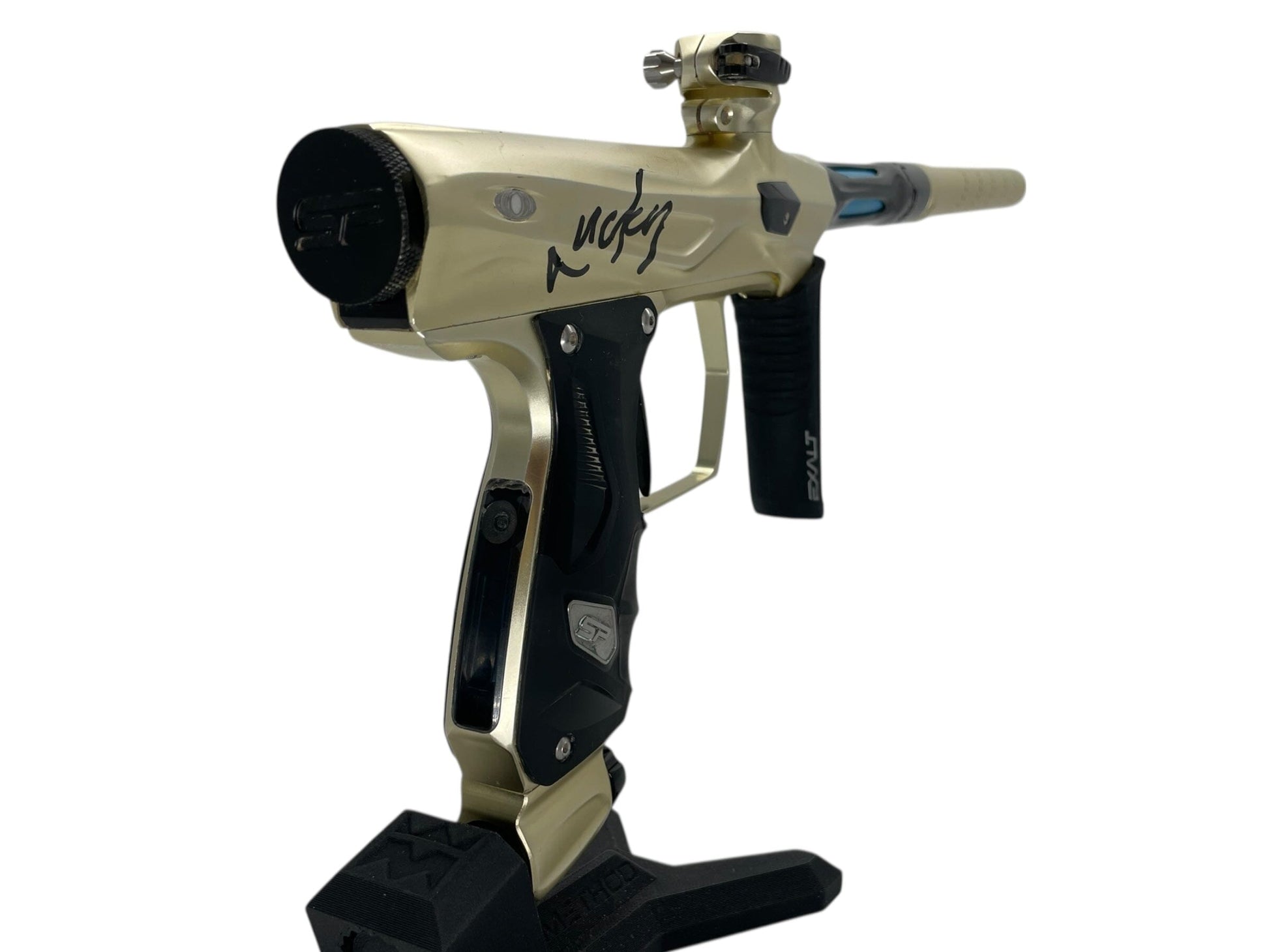 Used SP Shocker Amp Paintball Gun Gold Paintball Gun from CPXBrosPaintball Buy/Sell/Trade Paintball Markers, New Paintball Guns, Paintball Hoppers, Paintball Masks, and Hormesis Headbands