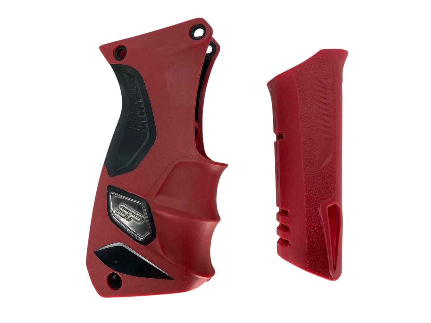 Used Sp Shocker Amp Paintball Gun Grips - Red Paintball Gun from CPXBrosPaintball Buy/Sell/Trade Paintball Markers, New Paintball Guns, Paintball Hoppers, Paintball Masks, and Hormesis Headbands