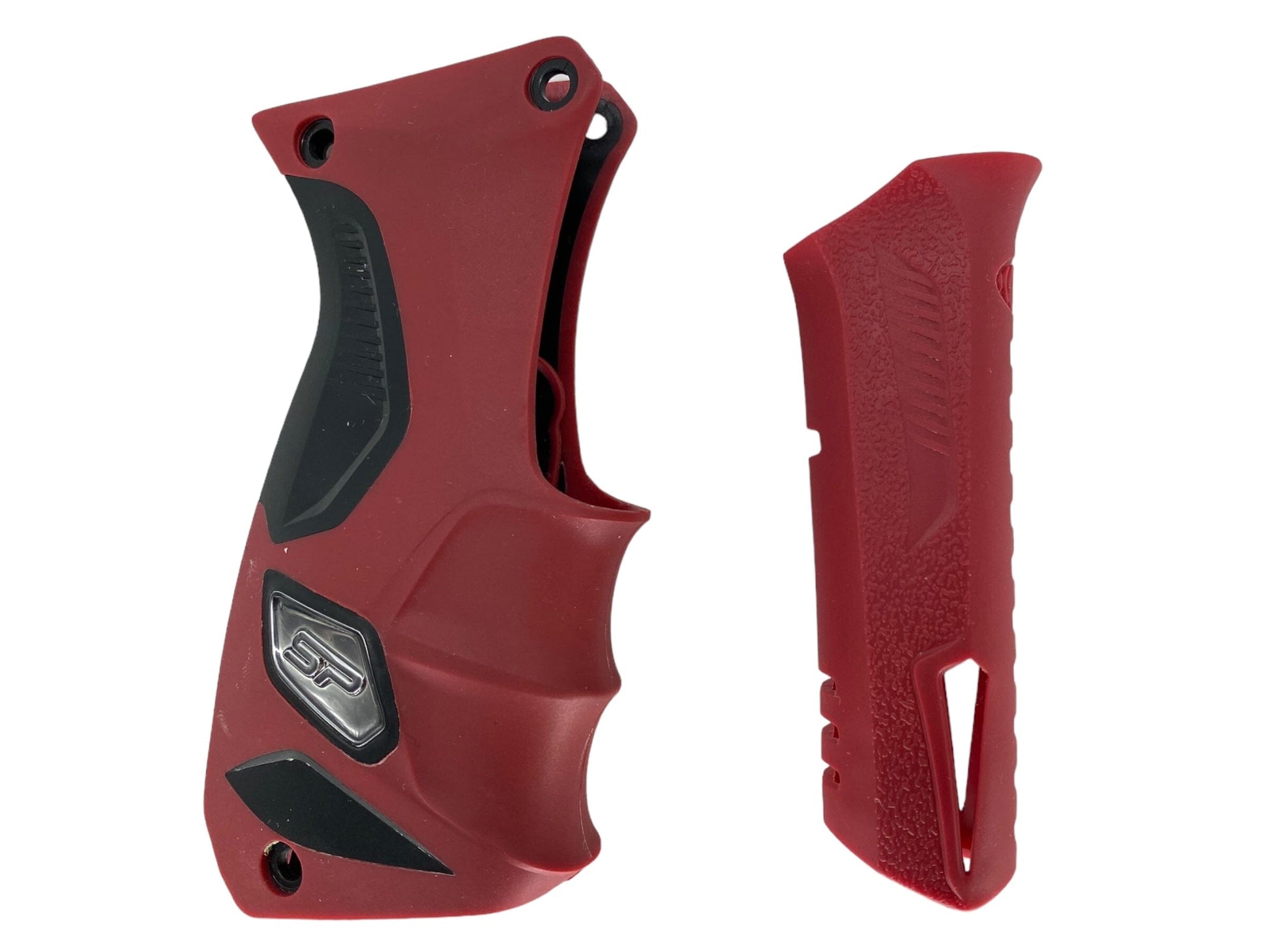 Used Sp Shocker Amp Paintball Gun Grips - Red Paintball Gun from CPXBrosPaintball Buy/Sell/Trade Paintball Markers, New Paintball Guns, Paintball Hoppers, Paintball Masks, and Hormesis Headbands