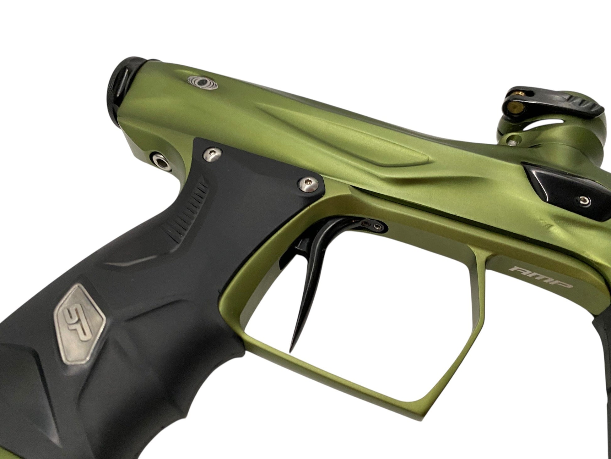 Used Sp Shocker Amp Paintball Gun Olive/Black Paintball Gun from CPXBrosPaintball Buy/Sell/Trade Paintball Markers, New Paintball Guns, Paintball Hoppers, Paintball Masks, and Hormesis Headbands