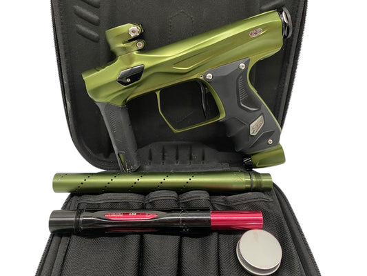 Used Sp Shocker Amp Paintball Gun Olive/Black Paintball Gun from CPXBrosPaintball Buy/Sell/Trade Paintball Markers, New Paintball Guns, Paintball Hoppers, Paintball Masks, and Hormesis Headbands