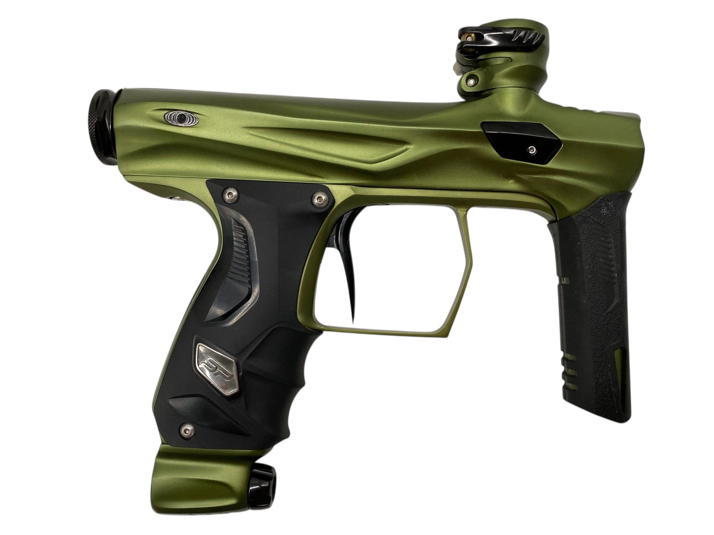 Used Sp Shocker Amp Paintball Gun Olive/Black Paintball Gun from CPXBrosPaintball Buy/Sell/Trade Paintball Markers, New Paintball Guns, Paintball Hoppers, Paintball Masks, and Hormesis Headbands