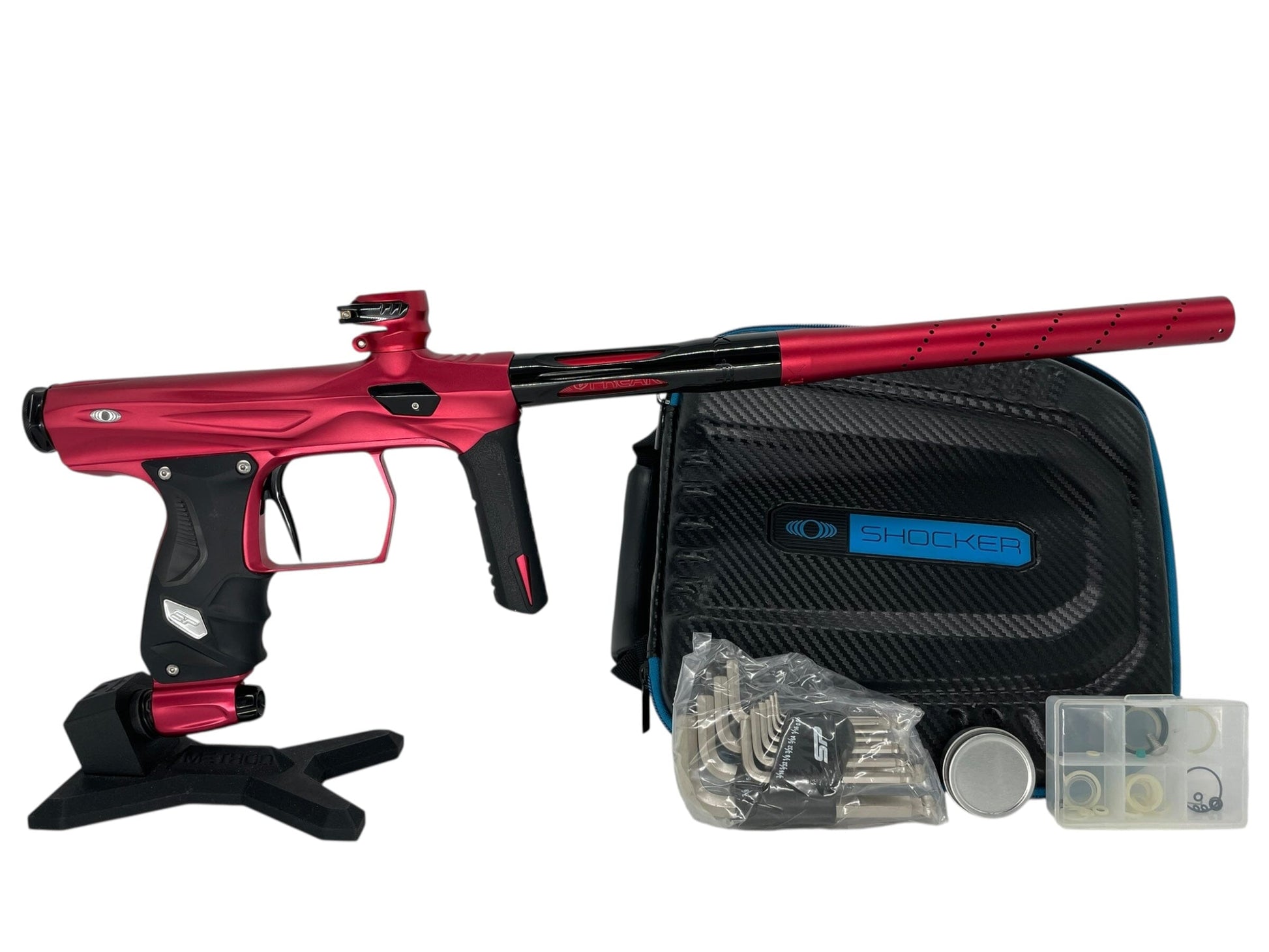 Used SP Shocker Amp Paintball Gun Red Paintball Gun from CPXBrosPaintball Buy/Sell/Trade Paintball Markers, New Paintball Guns, Paintball Hoppers, Paintball Masks, and Hormesis Headbands