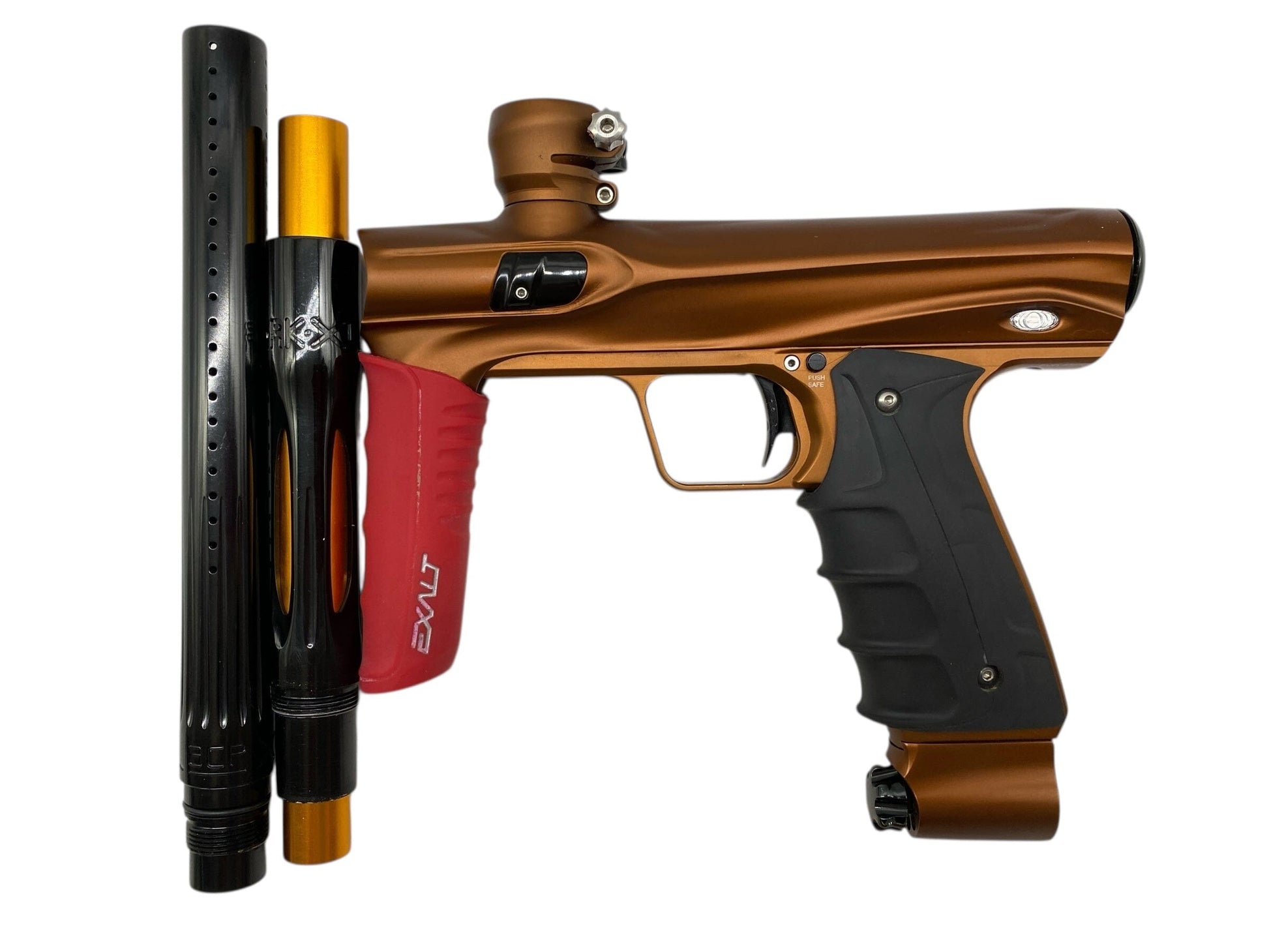 Used Sp Shocker Cvo Mech Paintball Gun Brown Paintball Gun from CPXBrosPaintball Buy/Sell/Trade Paintball Markers, New Paintball Guns, Paintball Hoppers, Paintball Masks, and Hormesis Headbands