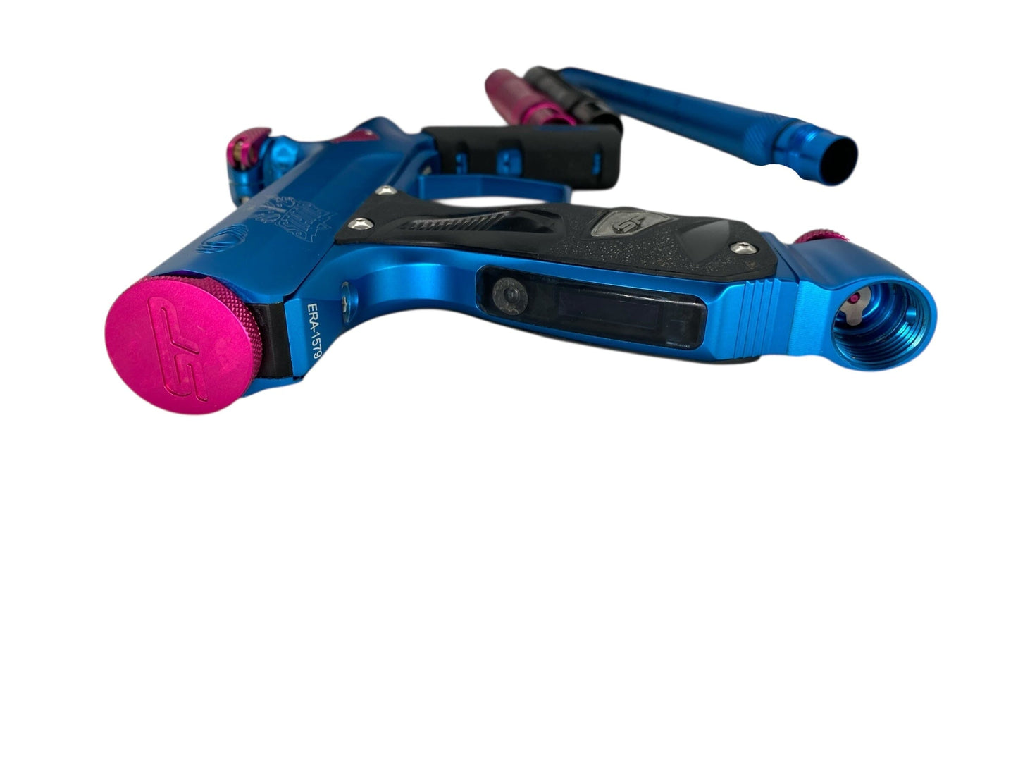 Used Sp Shocker Era Paintball Gun Blue/Pink Paintball Gun from CPXBrosPaintball Buy/Sell/Trade Paintball Markers, New Paintball Guns, Paintball Hoppers, Paintball Masks, and Hormesis Headbands