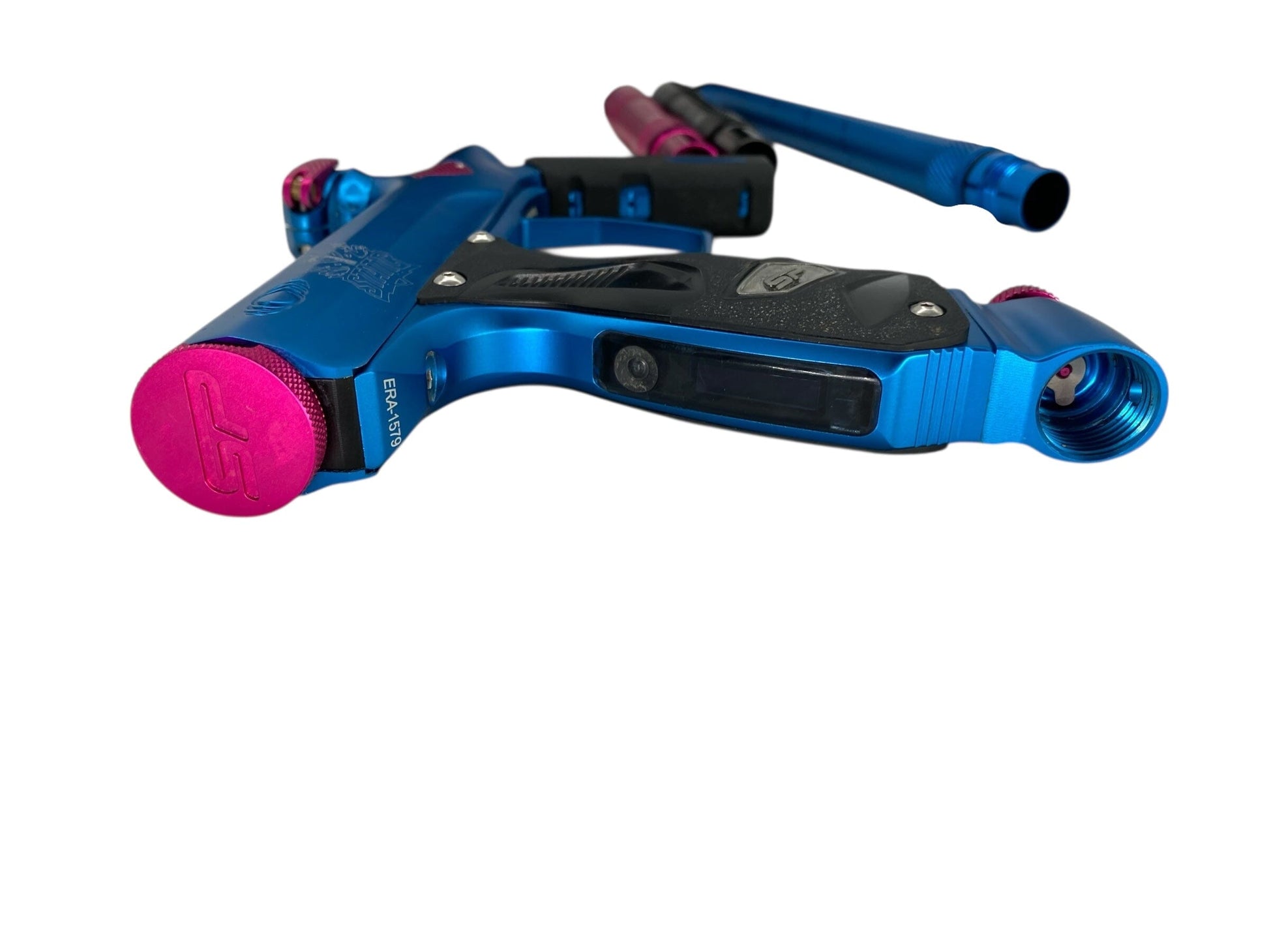 Used Sp Shocker Era Paintball Gun Blue/Pink Paintball Gun from CPXBrosPaintball Buy/Sell/Trade Paintball Markers, New Paintball Guns, Paintball Hoppers, Paintball Masks, and Hormesis Headbands
