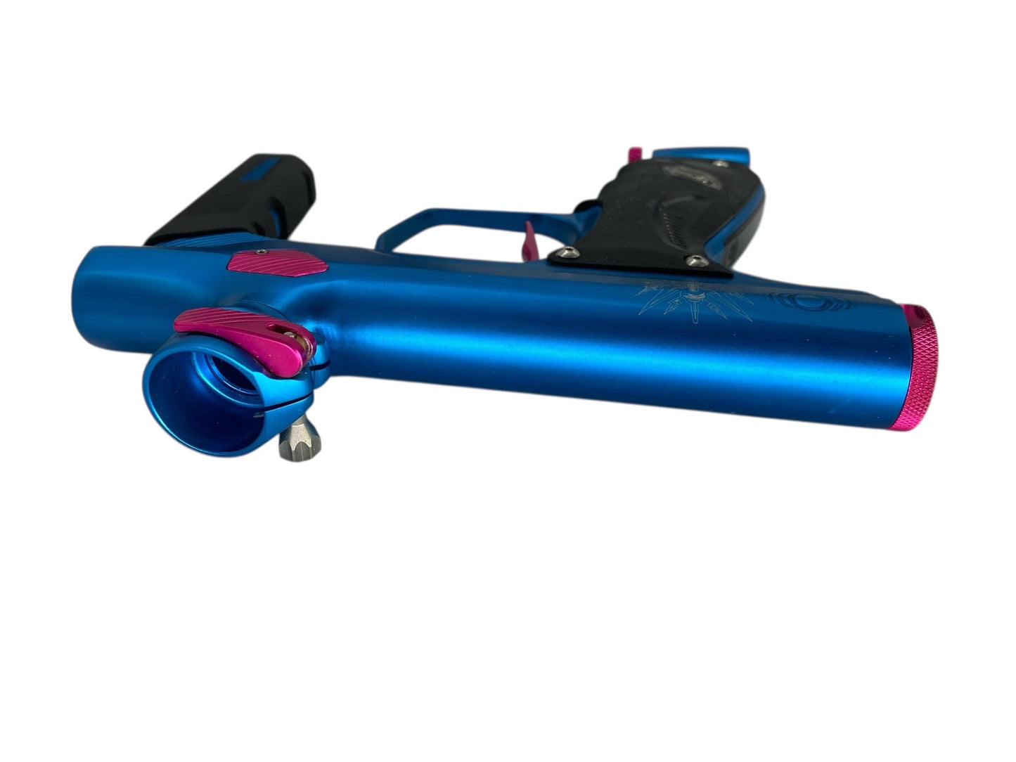 Used Sp Shocker Era Paintball Gun Blue/Pink Paintball Gun from CPXBrosPaintball Buy/Sell/Trade Paintball Markers, New Paintball Guns, Paintball Hoppers, Paintball Masks, and Hormesis Headbands