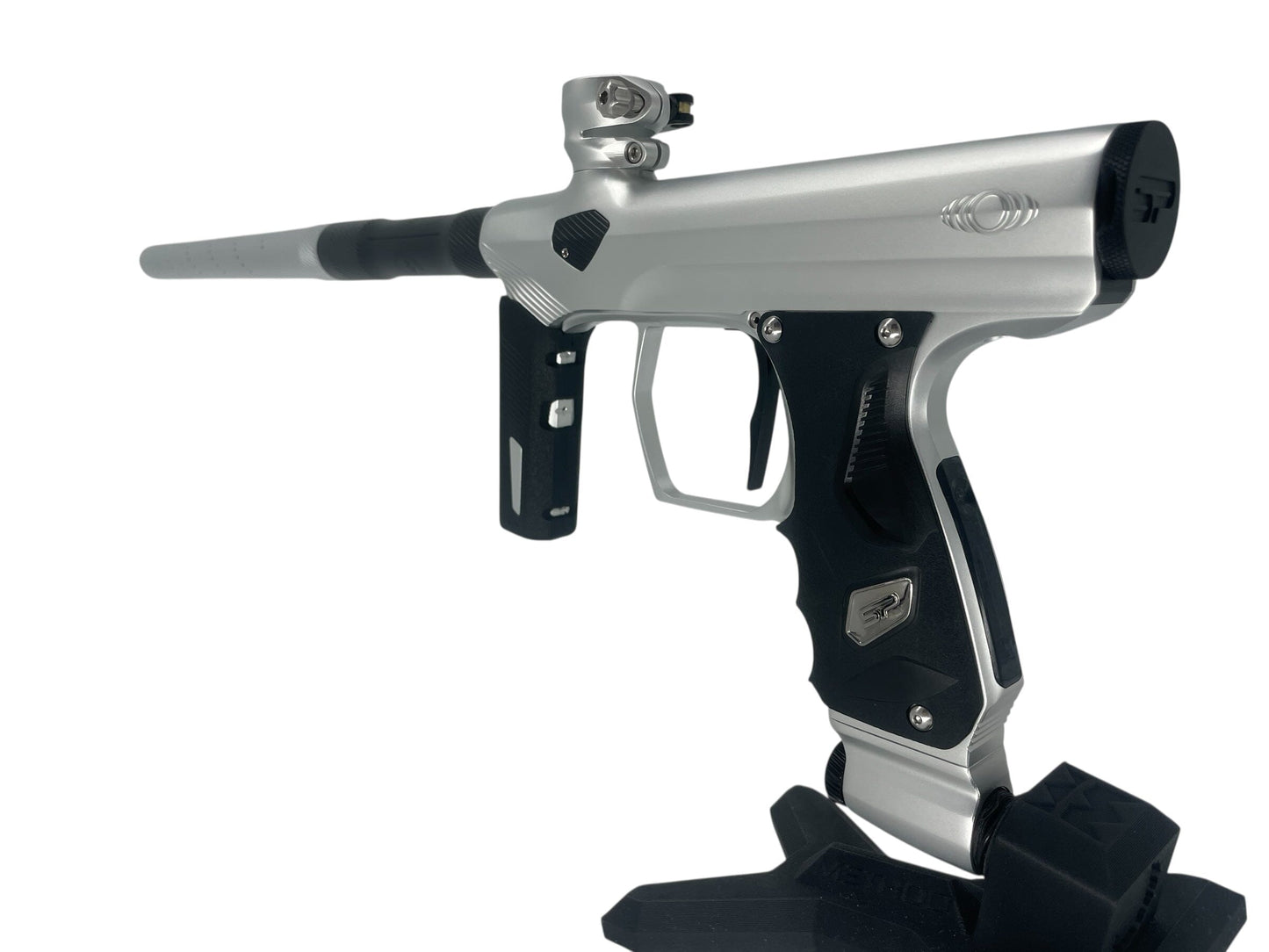 Used Sp Shocker Era Paintball Gun Silver/Black Paintball Gun from CPXBrosPaintball Buy/Sell/Trade Paintball Markers, New Paintball Guns, Paintball Hoppers, Paintball Masks, and Hormesis Headbands