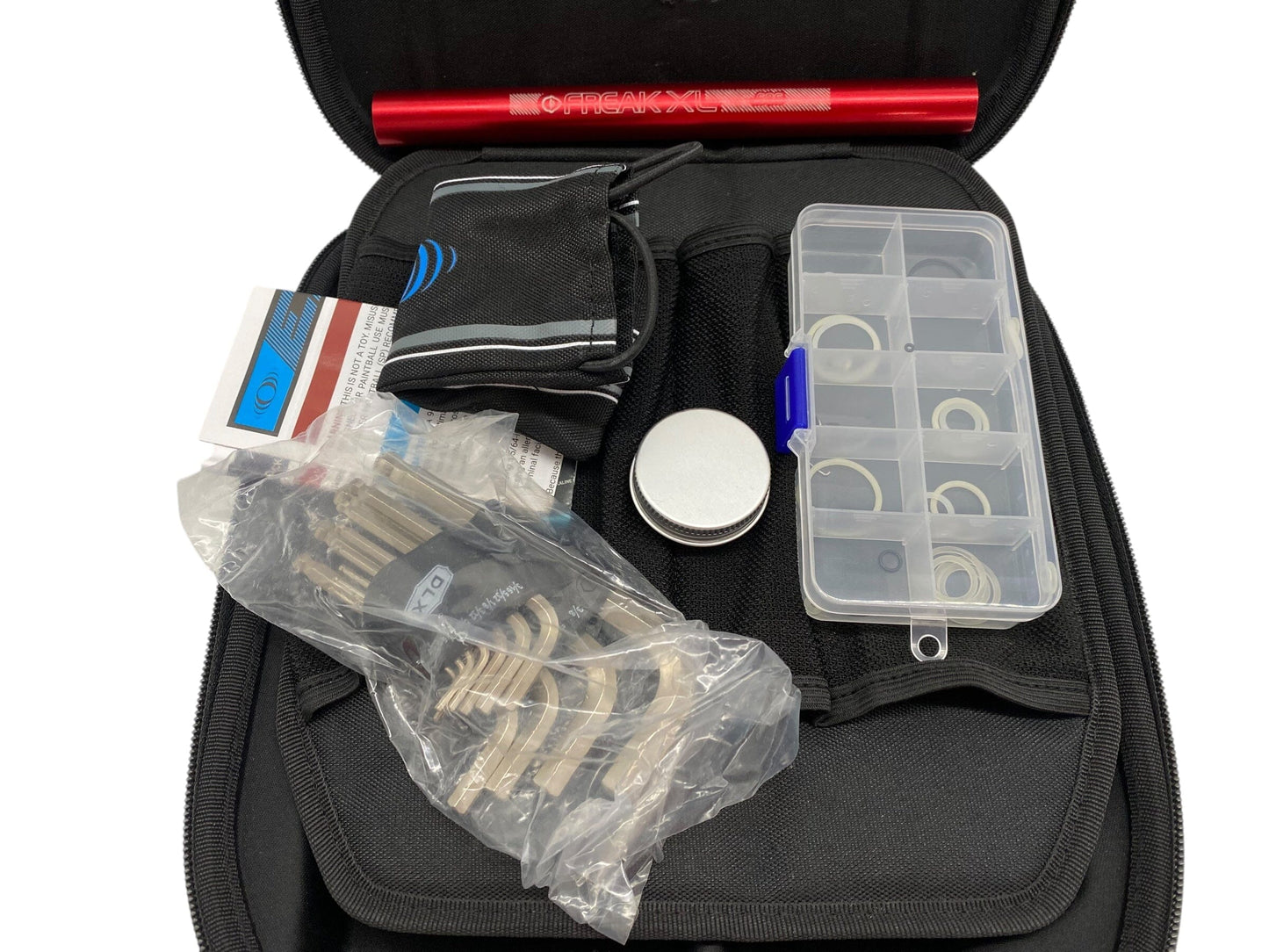 Used Sp Shocker Era Seattle Damage Paintball Gun Red Paintball Gun from CPXBrosPaintball Buy/Sell/Trade Paintball Markers, New Paintball Guns, Paintball Hoppers, Paintball Masks, and Hormesis Headbands