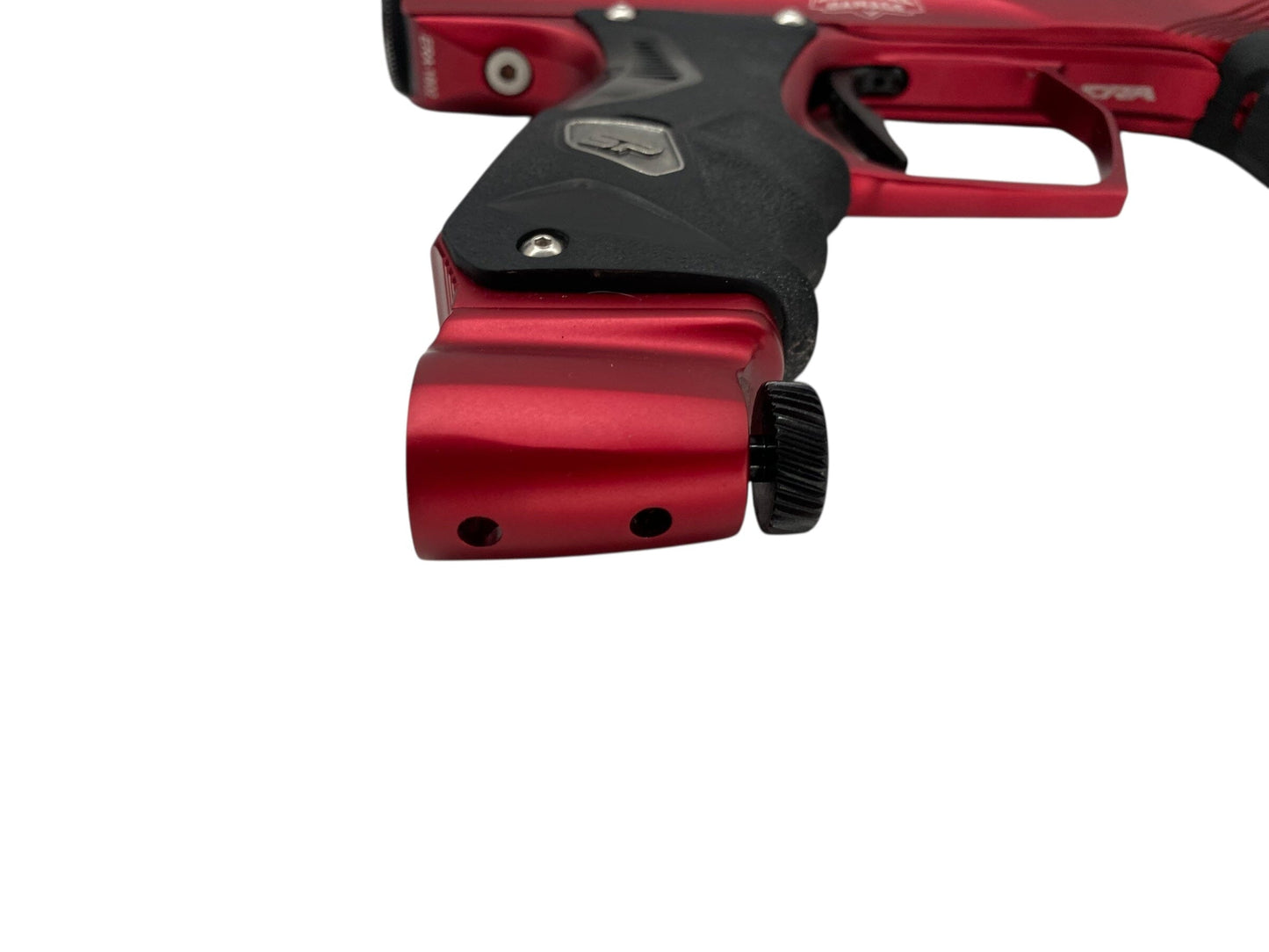 Used Sp Shocker Era Seattle Damage Paintball Gun Red Paintball Gun from CPXBrosPaintball Buy/Sell/Trade Paintball Markers, New Paintball Guns, Paintball Hoppers, Paintball Masks, and Hormesis Headbands