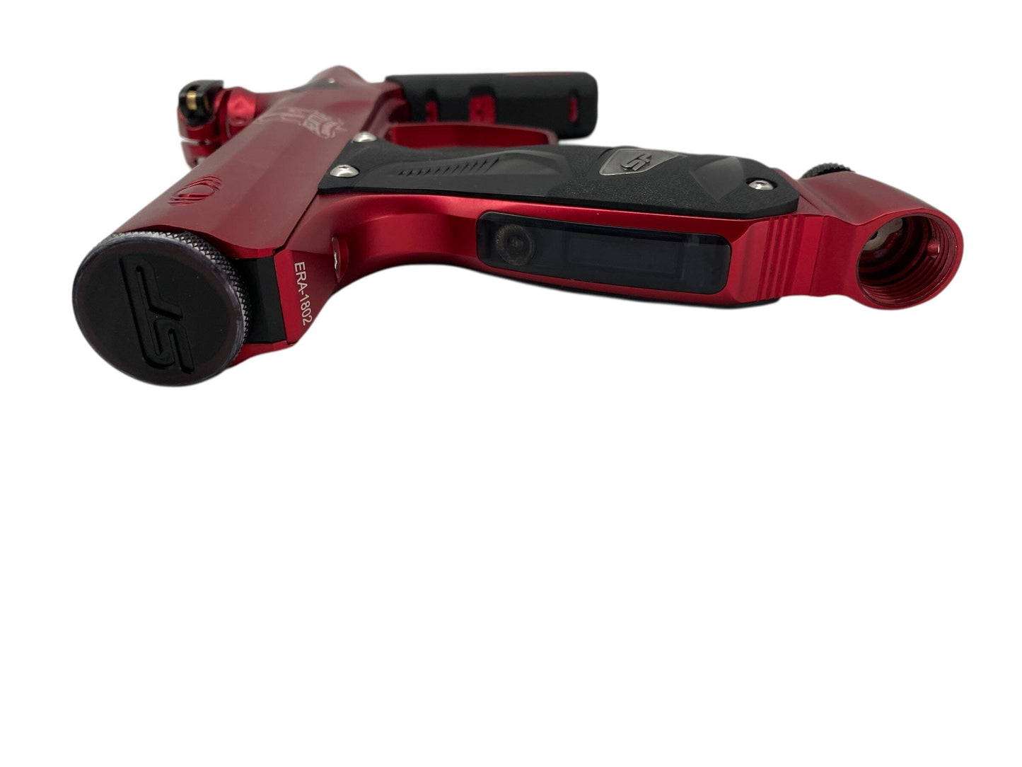 Used Sp Shocker Era Seattle Damage Paintball Gun Red Paintball Gun from CPXBrosPaintball Buy/Sell/Trade Paintball Markers, New Paintball Guns, Paintball Hoppers, Paintball Masks, and Hormesis Headbands