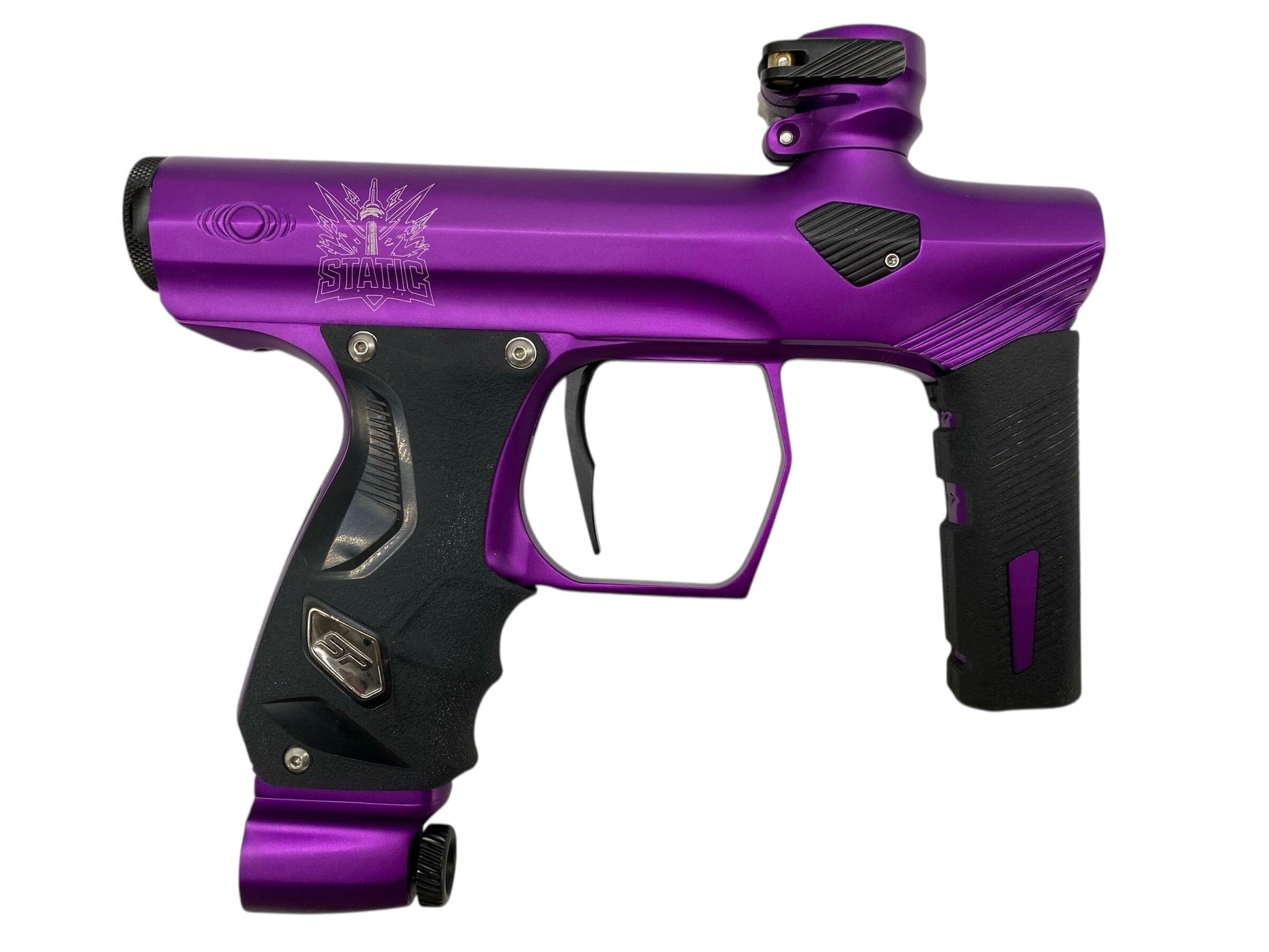 Used Sp Shocker Era “Seattle Static” Paintball Gun Purple Paintball Gun from CPXBrosPaintball Buy/Sell/Trade Paintball Markers, New Paintball Guns, Paintball Hoppers, Paintball Masks, and Hormesis Headbands