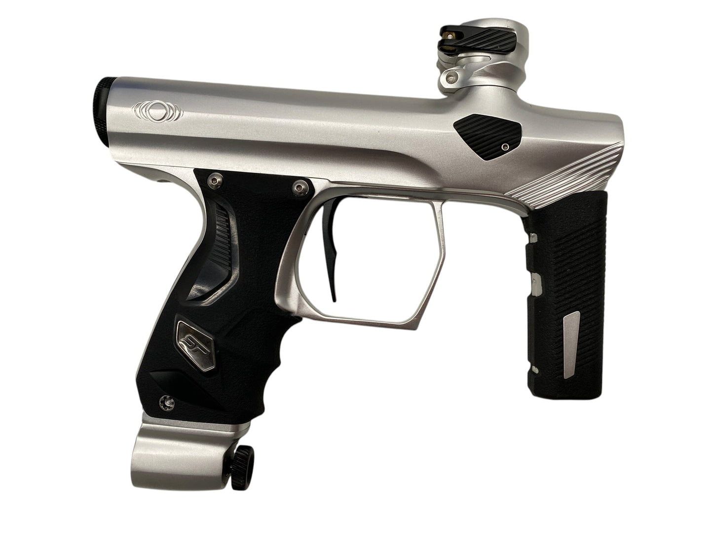 Used SP Shocker ERA Silver/Black Paintball Gun Paintball Gun from CPXBrosPaintball Buy/Sell/Trade Paintball Markers, New Paintball Guns, Paintball Hoppers, Paintball Masks, and Hormesis Headbands