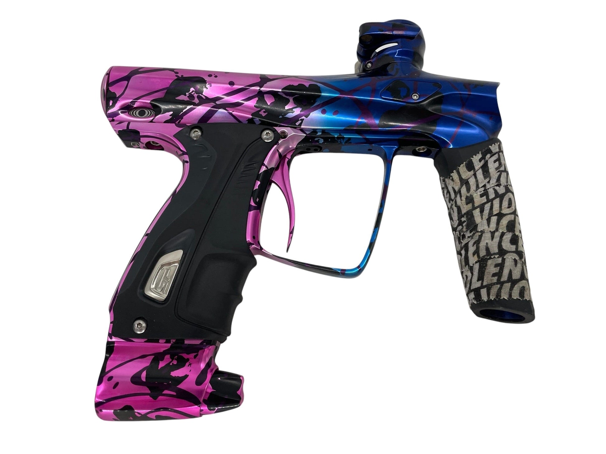 Used SP Shocker RSX Cotton Candy Splash Paintball Gun Paintball Gun from CPXBrosPaintball Buy/Sell/Trade Paintball Markers, New Paintball Guns, Paintball Hoppers, Paintball Masks, and Hormesis Headbands