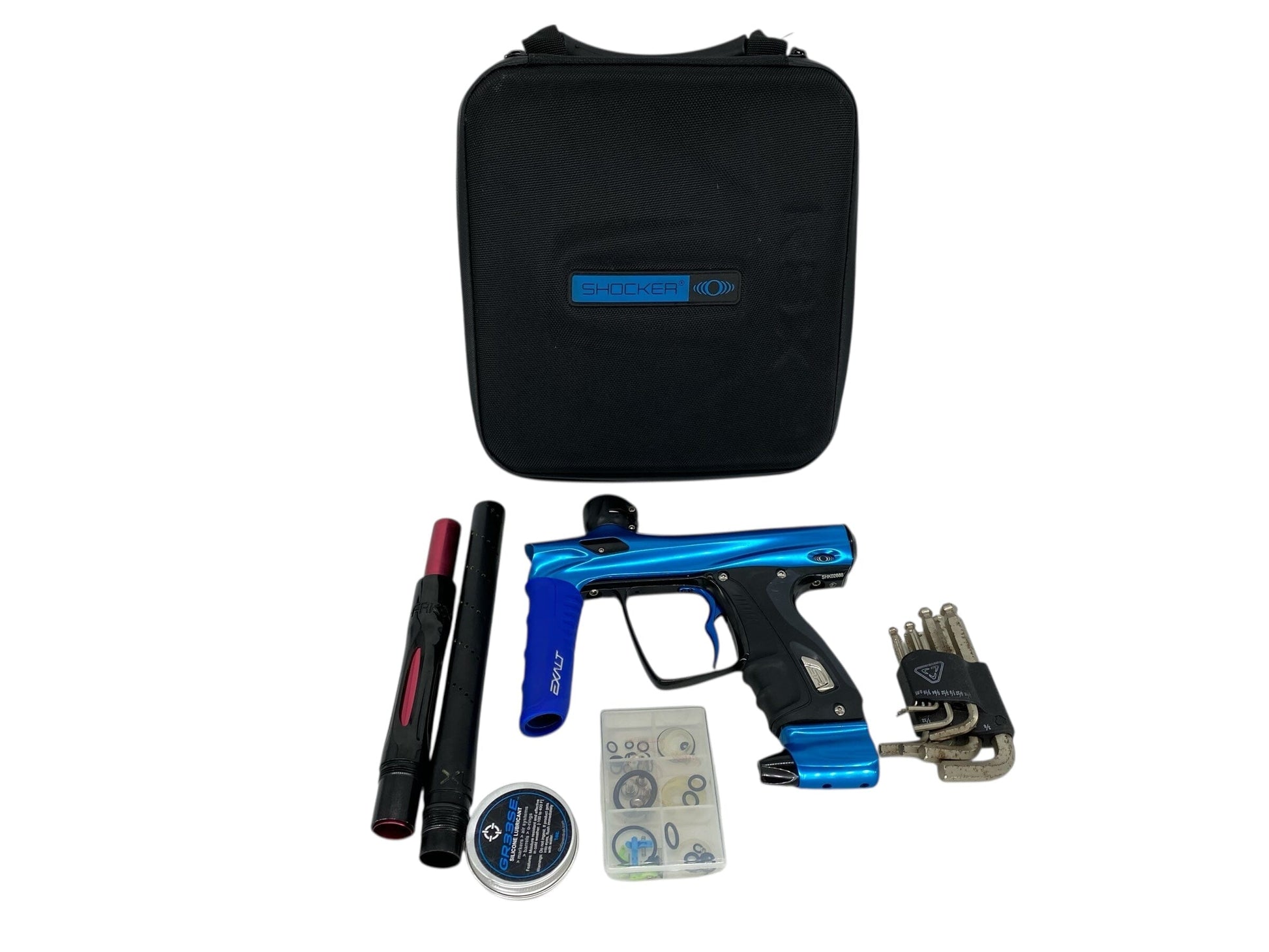 Used Sp Shocker Rsx Paintball Gun Blue/Black Paintball Gun from CPXBrosPaintball Buy/Sell/Trade Paintball Markers, New Paintball Guns, Paintball Hoppers, Paintball Masks, and Hormesis Headbands