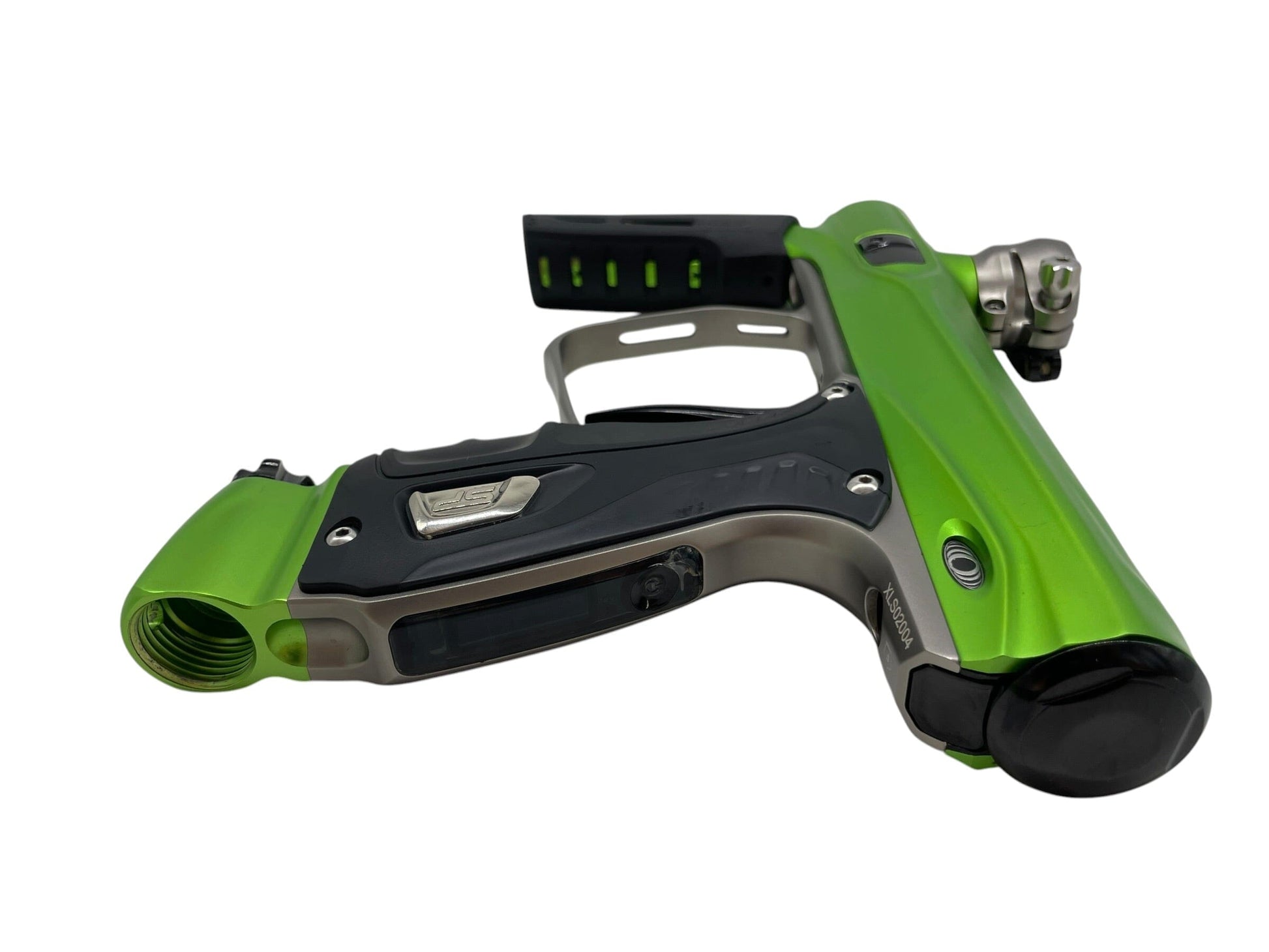 Used SP Shocker XLS Green/Grey/Black Paintball Gun Paintball Gun from CPXBrosPaintball Buy/Sell/Trade Paintball Markers, New Paintball Guns, Paintball Hoppers, Paintball Masks, and Hormesis Headbands