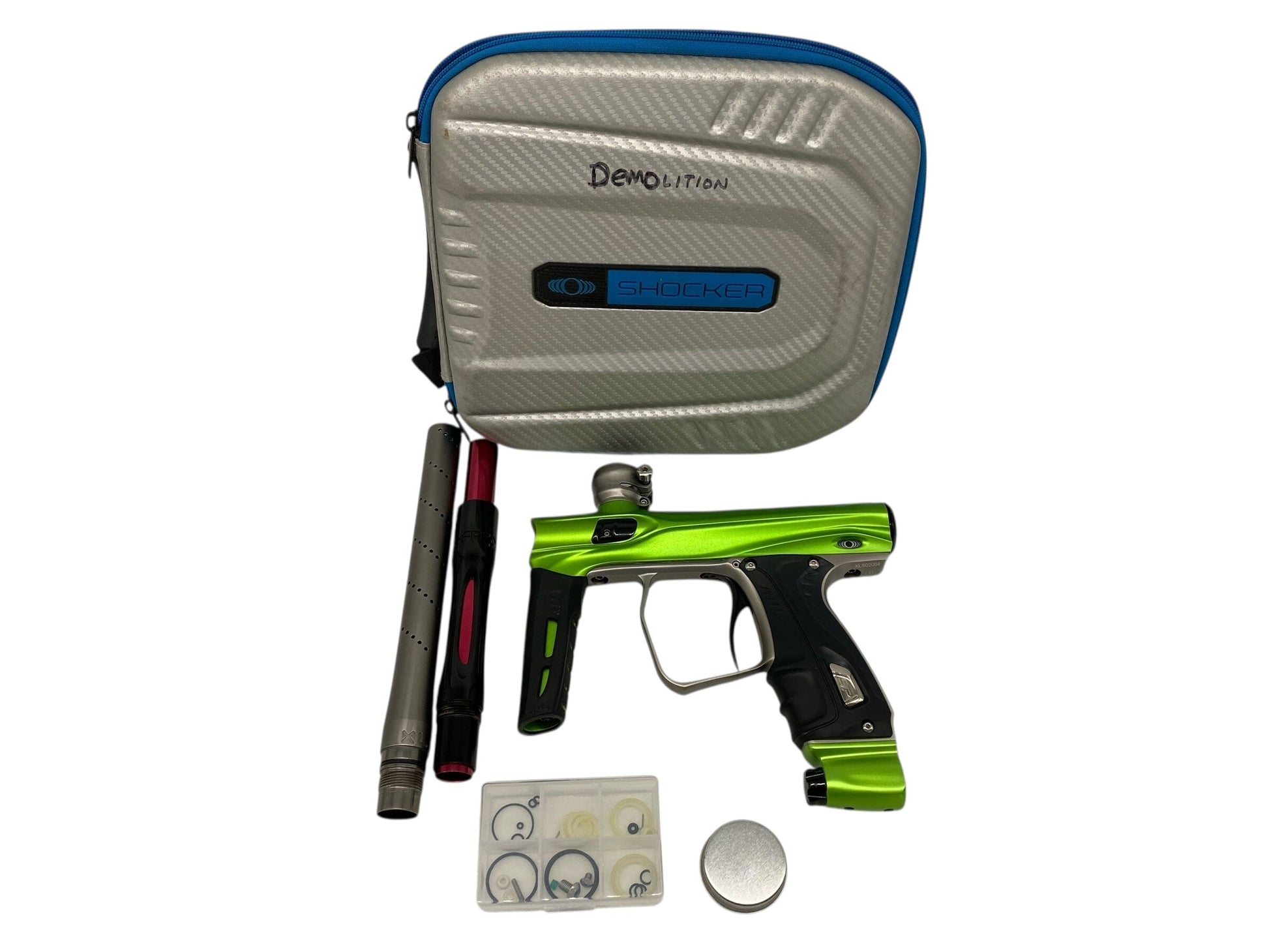 Used Sp Shocker Xls Paintball Gun Green Paintball Gun from CPXBrosPaintball Buy/Sell/Trade Paintball Markers, New Paintball Guns, Paintball Hoppers, Paintball Masks, and Hormesis Headbands