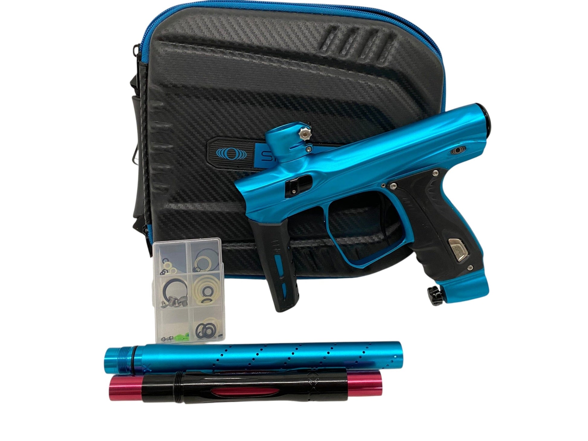 Used SP Shocker XLS Teal/black Paintball Gun Paintball Gun from CPXBrosPaintball Buy/Sell/Trade Paintball Markers, New Paintball Guns, Paintball Hoppers, Paintball Masks, and Hormesis Headbands