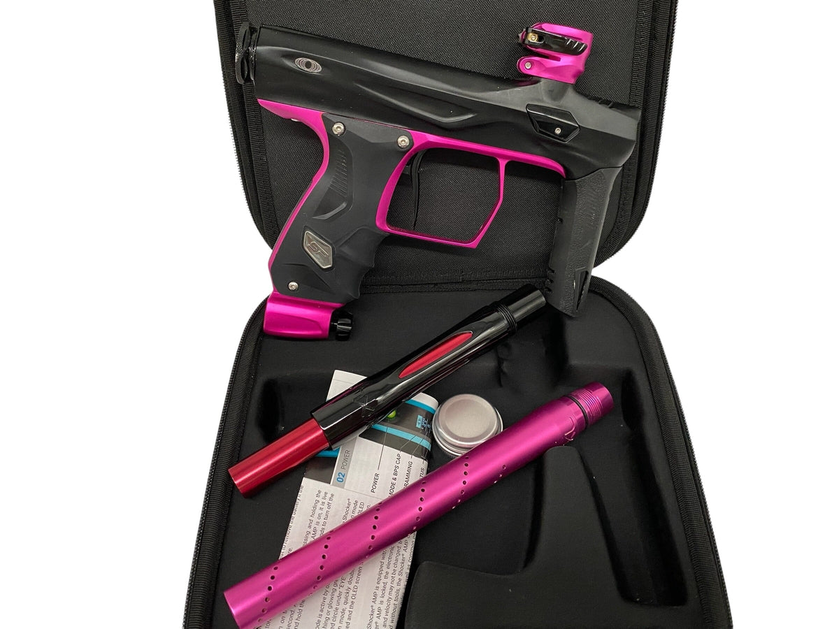 Used SP Smart Parts Shocker Amp Black/Pink Paintball Gun Paintball Gun from CPXBrosPaintball Buy/Sell/Trade Paintball Markers, New Paintball Guns, Paintball Hoppers, Paintball Masks, and Hormesis Headbands
