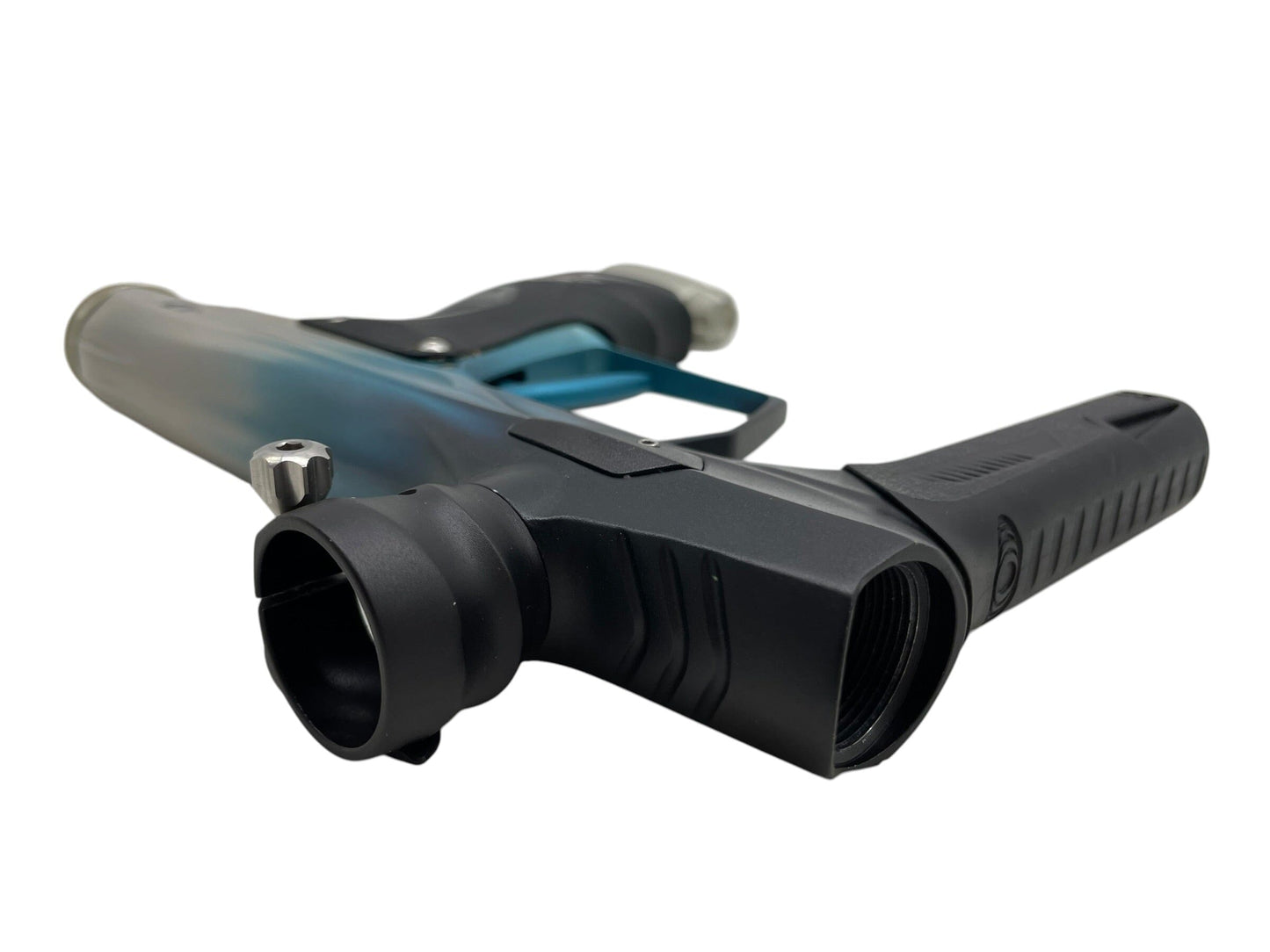 Used SP Smart Parts Shocker Amp Silver to Blue to Black Fade + Matching Mech Frame Paintball Gun Paintball Gun from CPXBrosPaintball Buy/Sell/Trade Paintball Markers, New Paintball Guns, Paintball Hoppers, Paintball Masks, and Hormesis Headbands