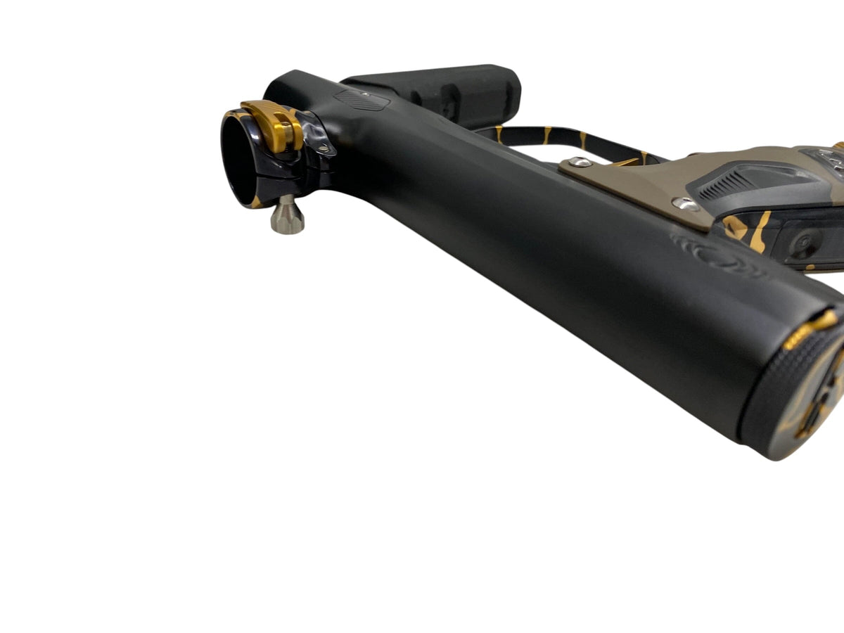 Used SP Smart Parts Shocker Era Black/Liquid Gold Paintball Gun Paintball Gun from CPXBrosPaintball Buy/Sell/Trade Paintball Markers, New Paintball Guns, Paintball Hoppers, Paintball Masks, and Hormesis Headbands