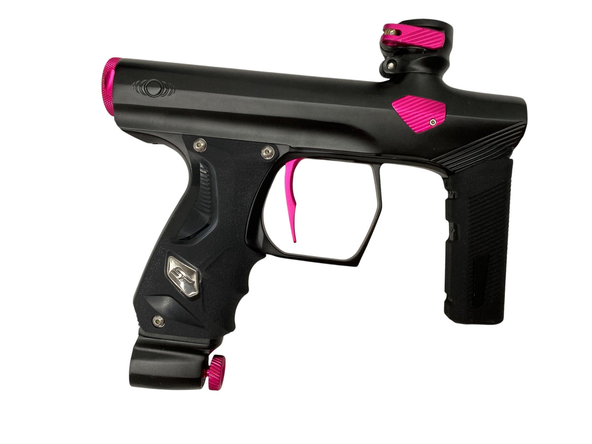 Used SP Smart Parts Shocker Era Black/Pink Paintball Gun Paintball Gun from CPXBrosPaintball Buy/Sell/Trade Paintball Markers, New Paintball Guns, Paintball Hoppers, Paintball Masks, and Hormesis Headbands