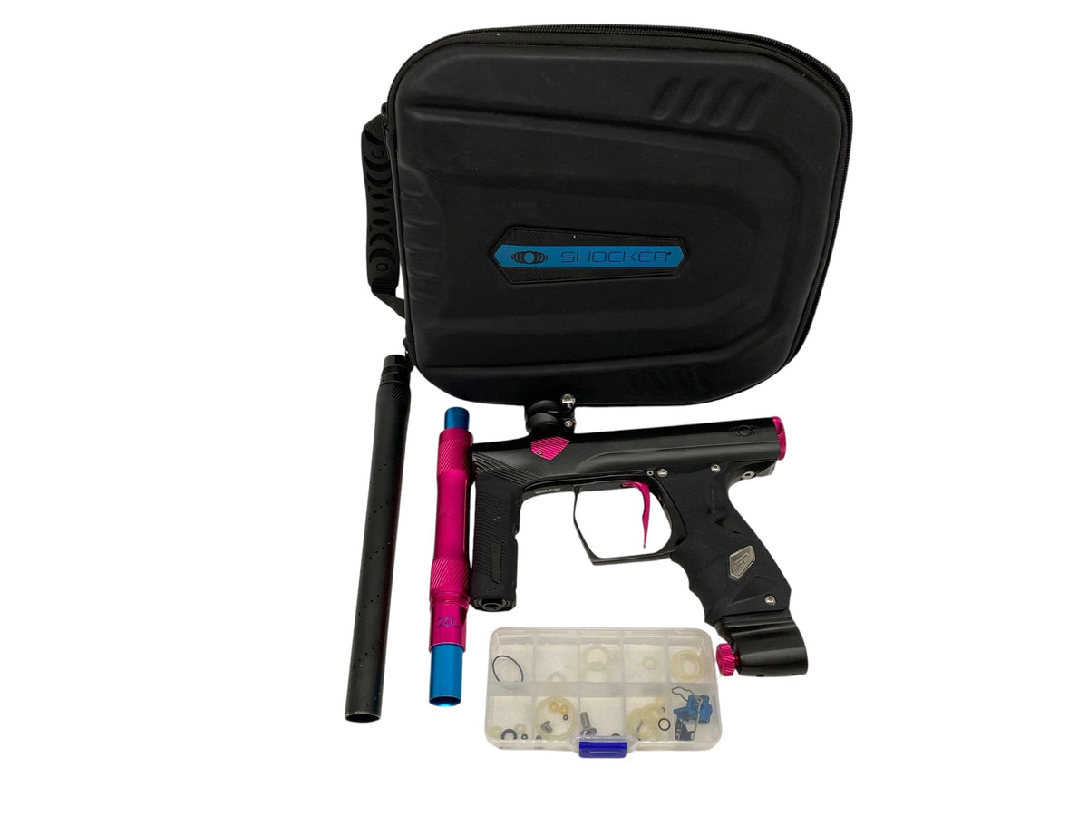 Used SP Smart Parts Shocker Era Black/Pink Paintball Gun Paintball Gun from CPXBrosPaintball Buy/Sell/Trade Paintball Markers, New Paintball Guns, Paintball Hoppers, Paintball Masks, and Hormesis Headbands