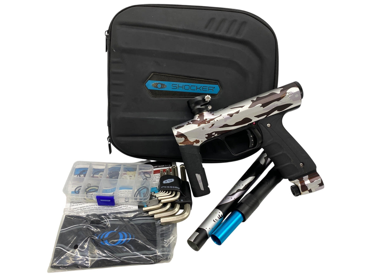 Used SP Smart Parts Shocker ERA Mech Paintball Gun Paintball Gun from CPXBrosPaintball Buy/Sell/Trade Paintball Markers, New Paintball Guns, Paintball Hoppers, Paintball Masks, and Hormesis Headbands