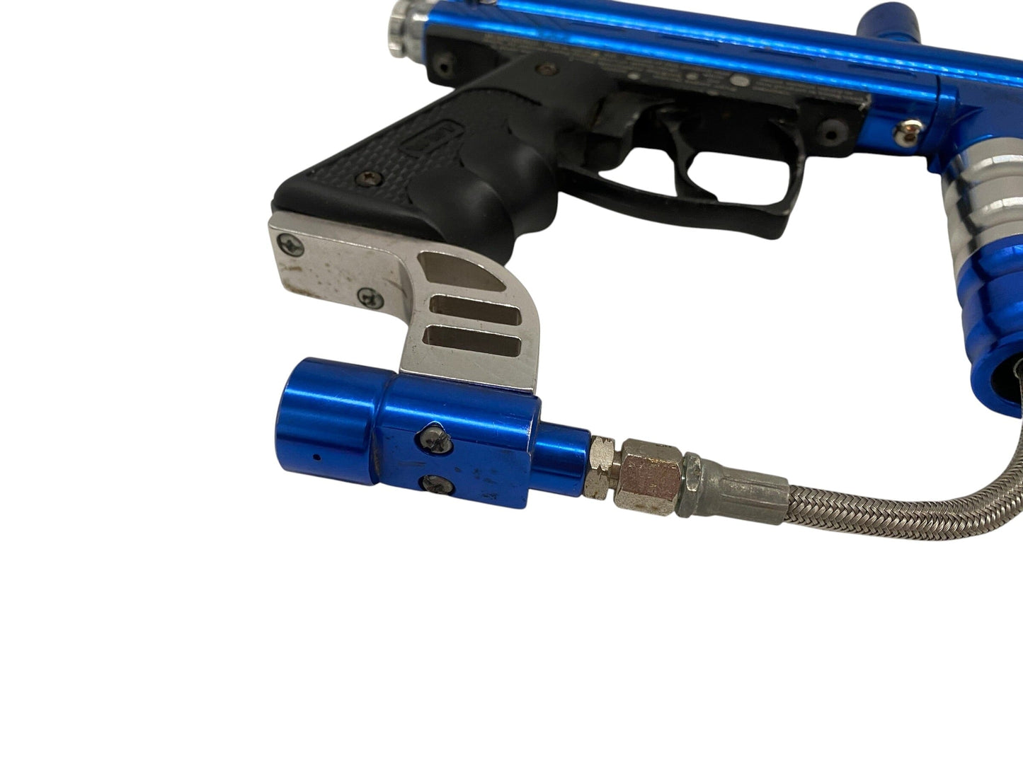 Used Spyder Extra Blue/Silver Paintball Gun Paintball Gun from CPXBrosPaintball Buy/Sell/Trade Paintball Markers, New Paintball Guns, Paintball Hoppers, Paintball Masks, and Hormesis Headbands