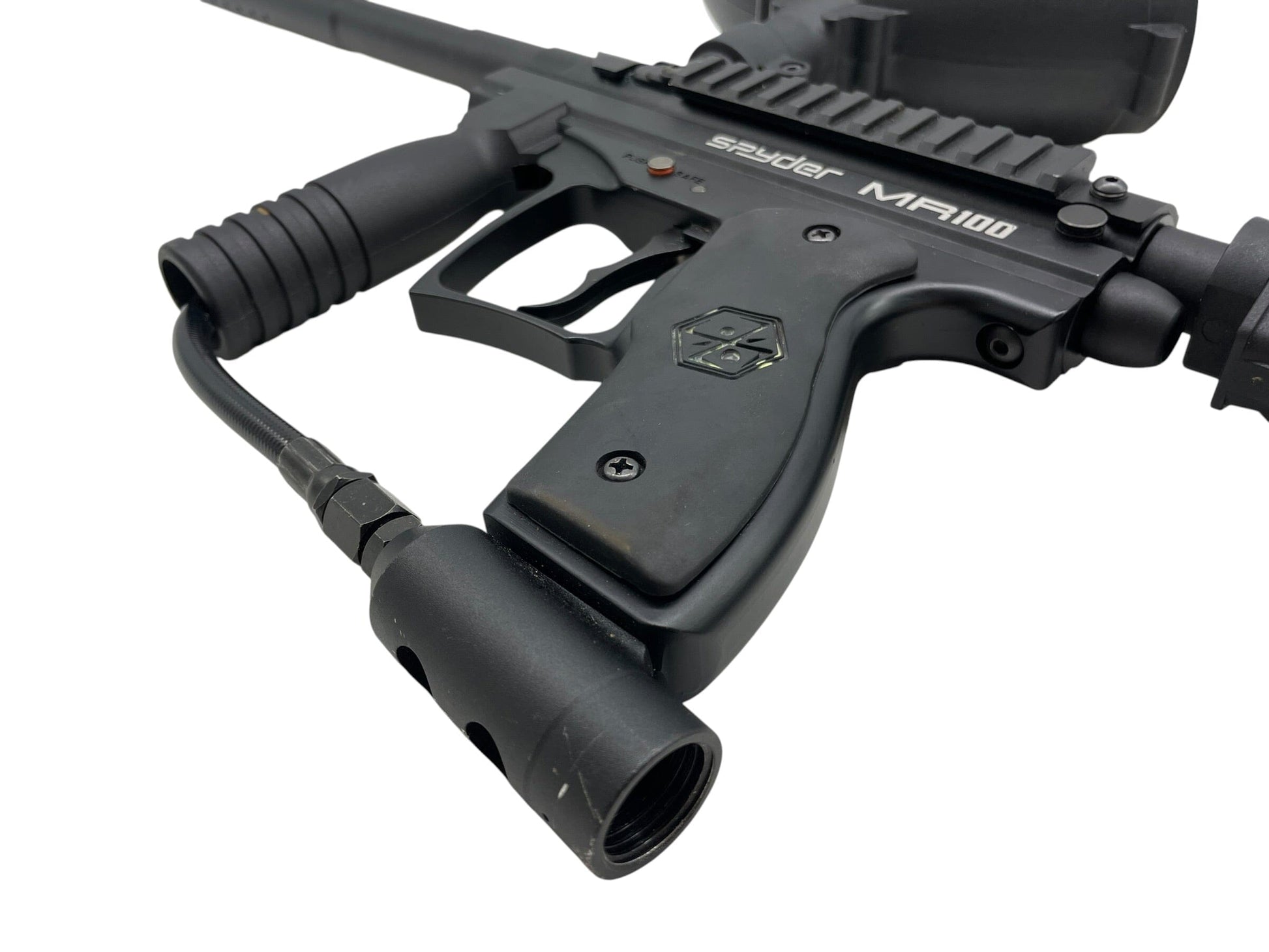 Used Spyder MR100 W/ Hopper & Case Paintball Gun Paintball Gun from CPXBrosPaintball Buy/Sell/Trade Paintball Markers, New Paintball Guns, Paintball Hoppers, Paintball Masks, and Hormesis Headbands