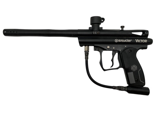Used Spyder Victor Paintball Gun Black Paintball Gun from CPXBrosPaintball Buy/Sell/Trade Paintball Markers, New Paintball Guns, Paintball Hoppers, Paintball Masks, and Hormesis Headbands