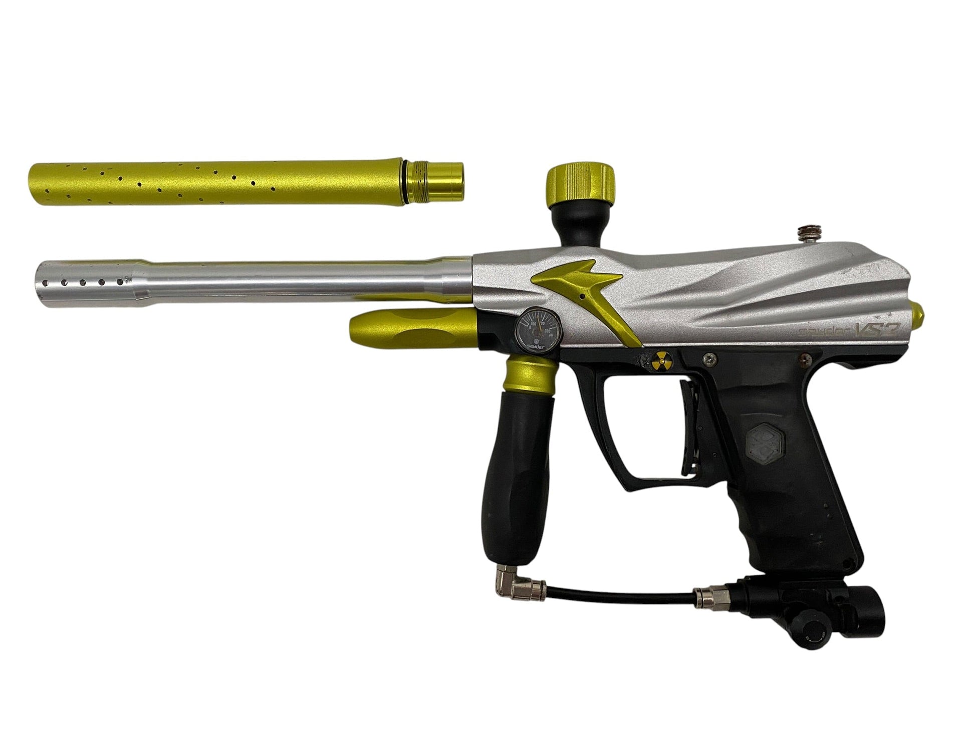 Used Spyder Vs2 Paintball Gun (Matching Barrel Has No Back) Paintball Gun from CPXBrosPaintball Buy/Sell/Trade Paintball Markers, New Paintball Guns, Paintball Hoppers, Paintball Masks, and Hormesis Headbands