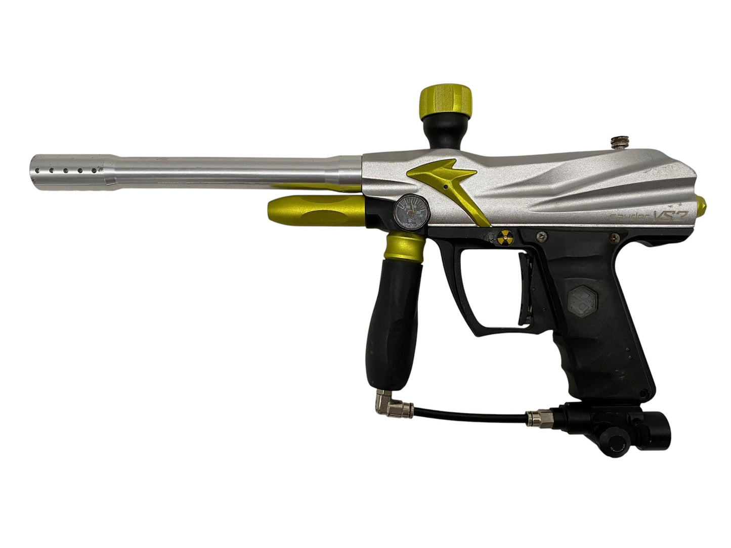 Used Spyder Vs2 Paintball Gun (Matching Barrel Has No Back) Paintball Gun from CPXBrosPaintball Buy/Sell/Trade Paintball Markers, New Paintball Guns, Paintball Hoppers, Paintball Masks, and Hormesis Headbands