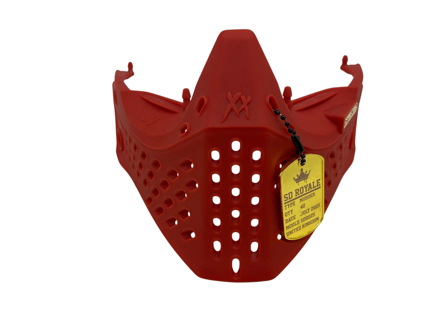 Used SUPERDEAD Red Primo Bottoms/Ears/Bag/Chin Strap Paintball Gun from CPXBrosPaintball Buy/Sell/Trade Paintball Markers, New Paintball Guns, Paintball Hoppers, Paintball Masks, and Hormesis Headbands