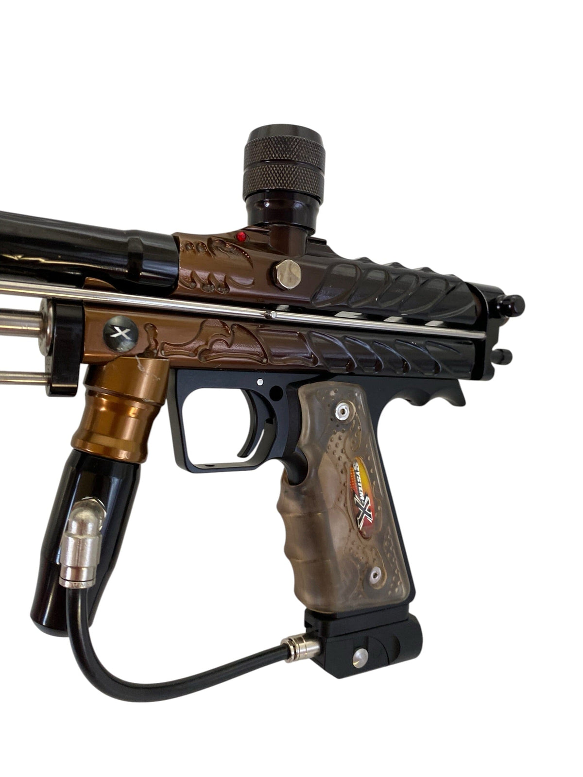 Used System X Dragon Pump Paintball Gun Paintball Gun from CPXBrosPaintball Buy/Sell/Trade Paintball Markers, New Paintball Guns, Paintball Hoppers, Paintball Masks, and Hormesis Headbands