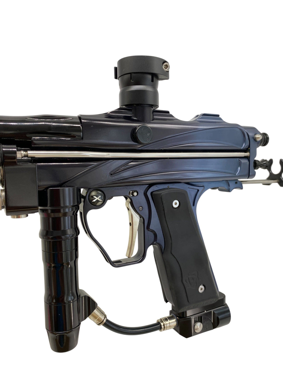 Used System X Vengeance Blue to Black Fade Paintball Gun Paintball Gun from CPXBrosPaintball Buy/Sell/Trade Paintball Markers, New Paintball Guns, Paintball Hoppers, Paintball Masks, and Hormesis Headbands